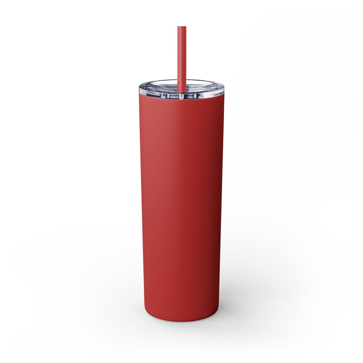 North Pole Middle School Skinny Tumbler with Straw, 20oz