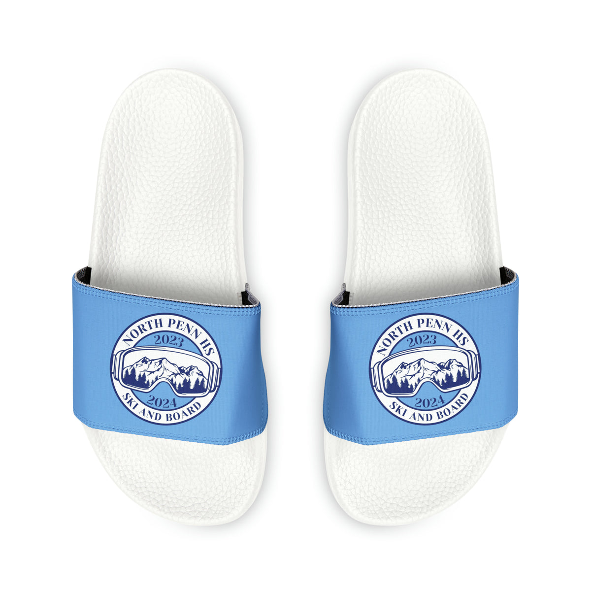 North Penn HS Ski &amp; Board PU Slide Sandals