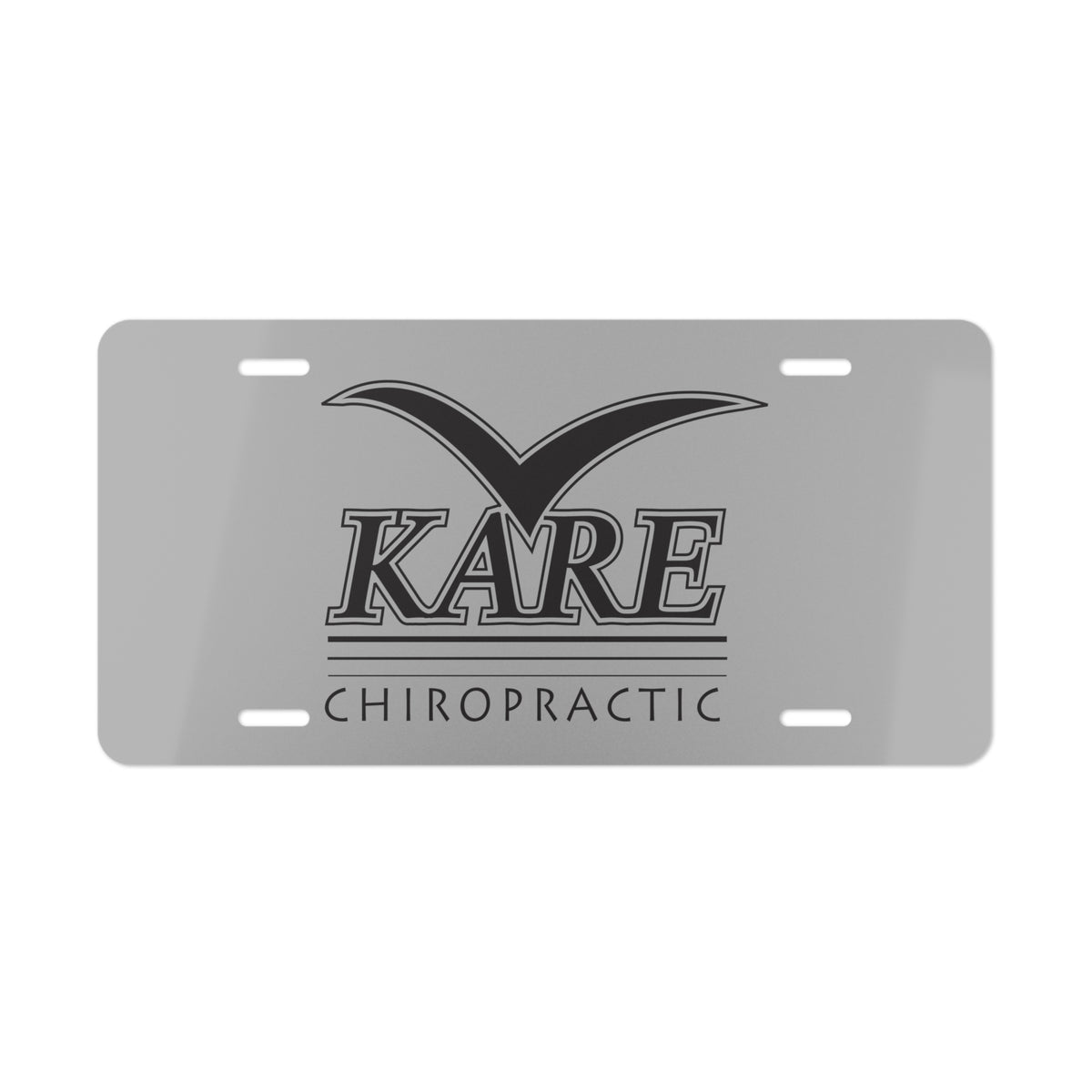 Kare Chiropractic Vanity Plate