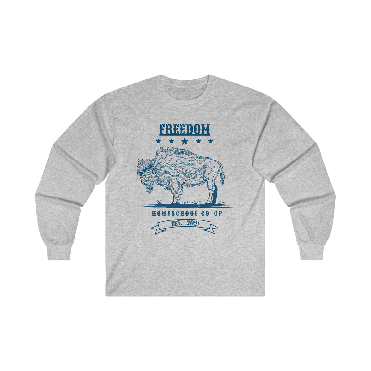 Freedom Homeschool Co-op Ultra Cotton Long Sleeve Tee