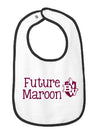 West Future Maroon Baby Bib