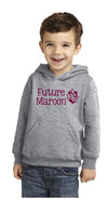 West Future Maroon Toddler Core Fleece Pullover Hooded Sweatshirt