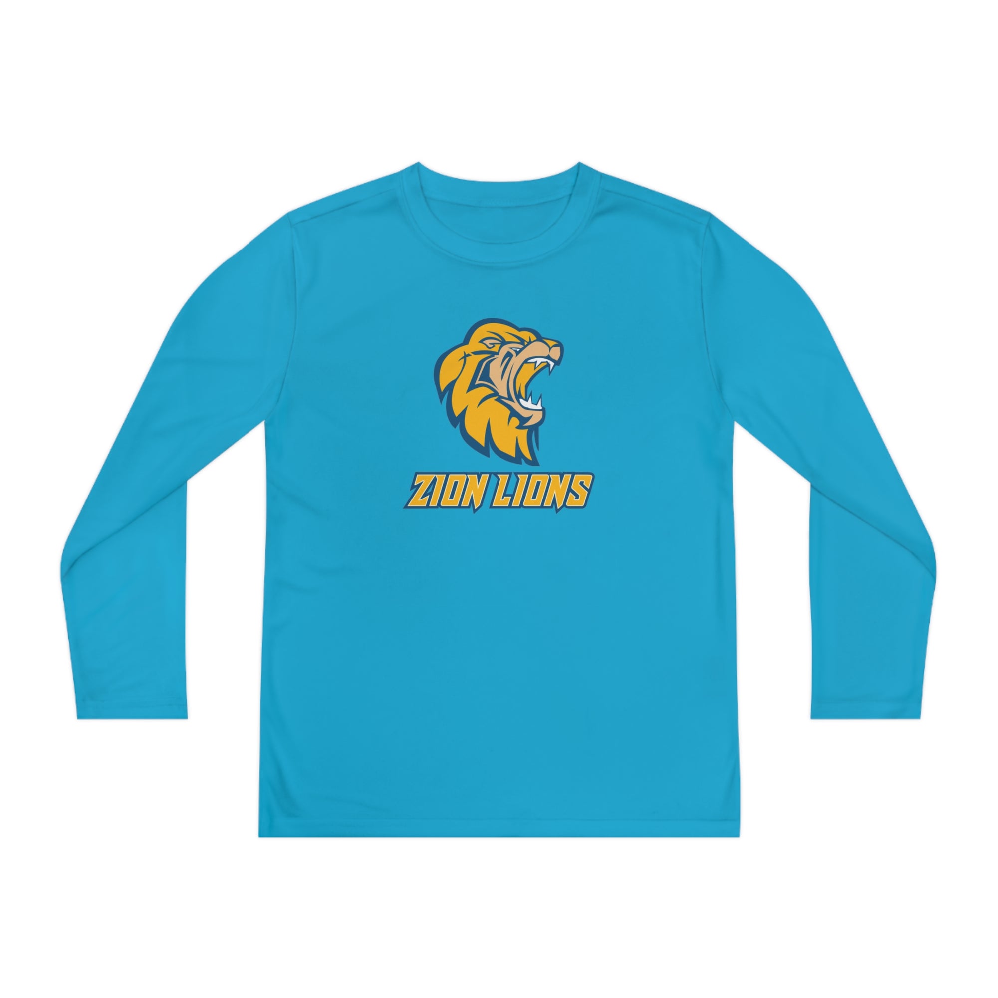 Zion Lions Youth Long Sleeve Competitor Tee - YOUTH