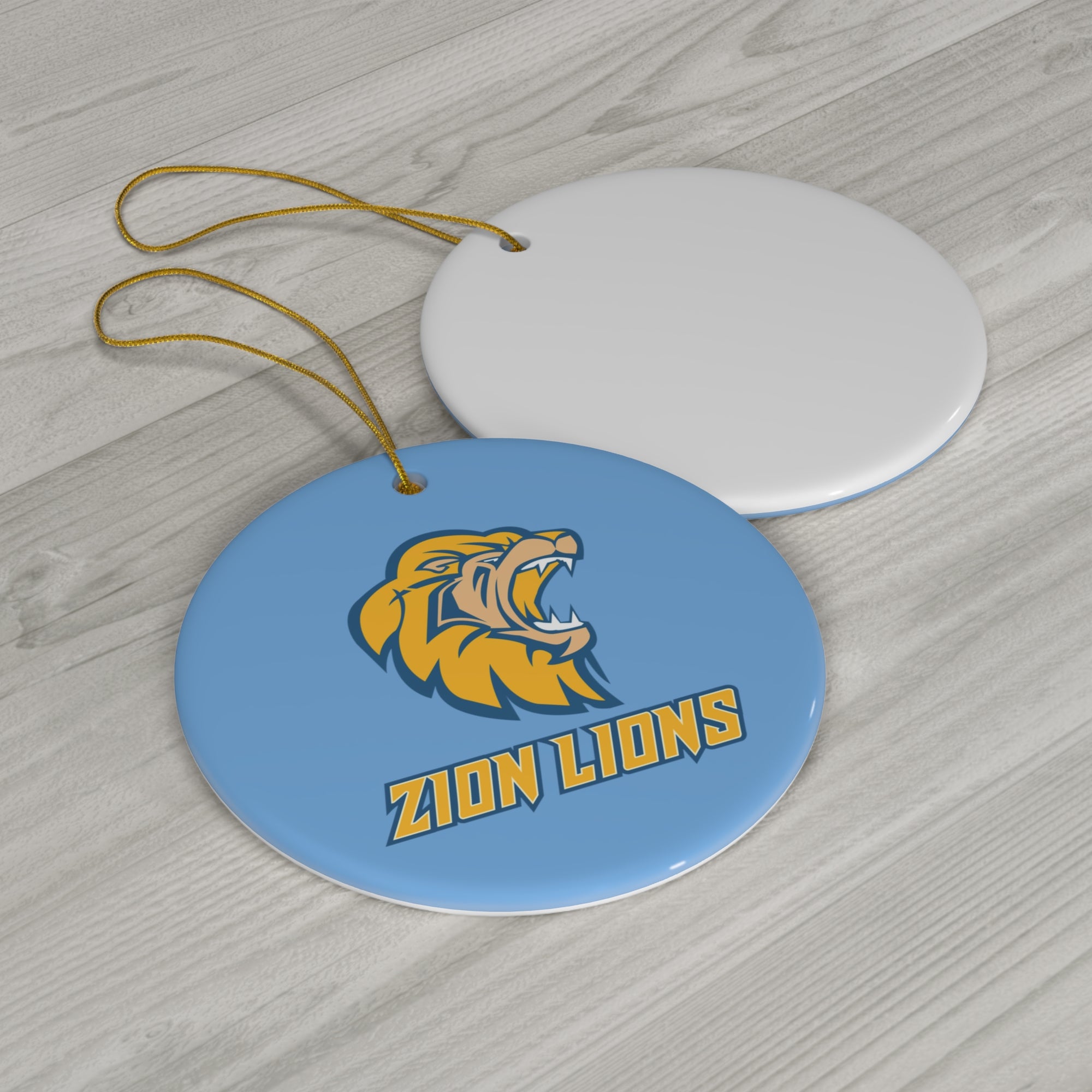 Zion Lions Christmas Ornament