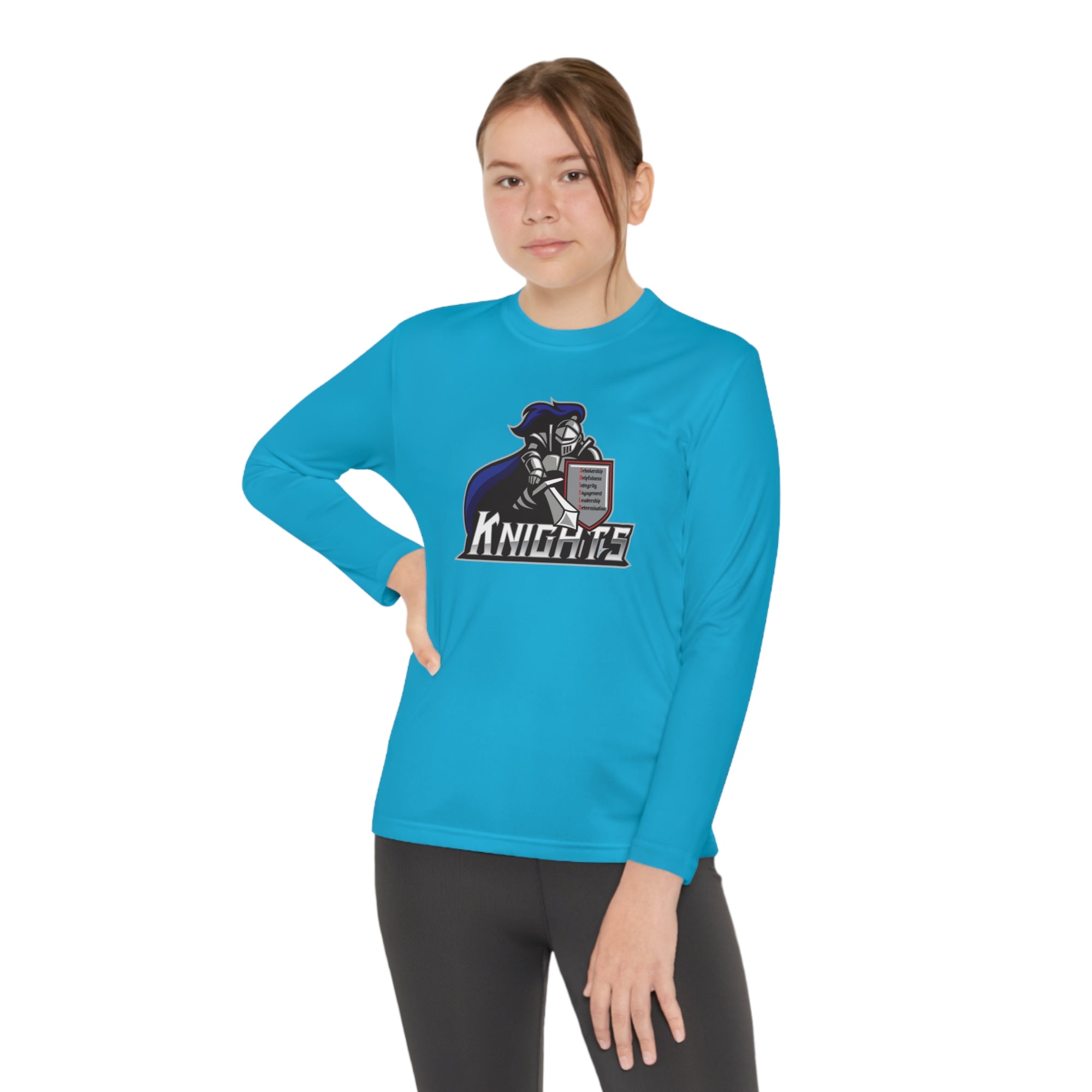 North Pole Middle School Long Sleeve Competitor Tee - YOUTH