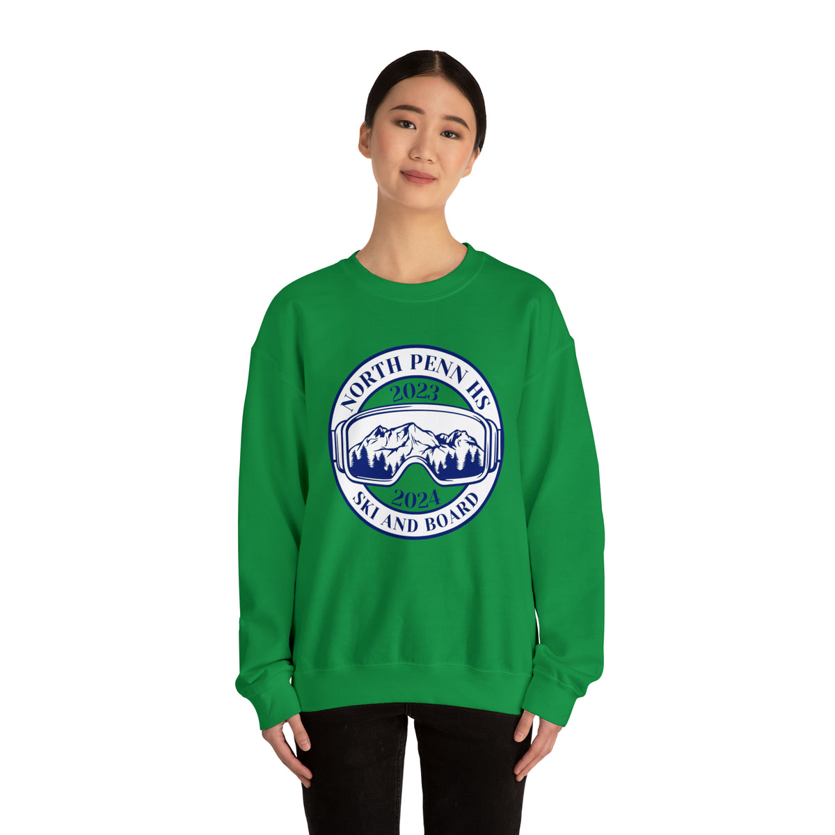 North Penn HS Ski &amp; Board Crewneck Sweatshirts
