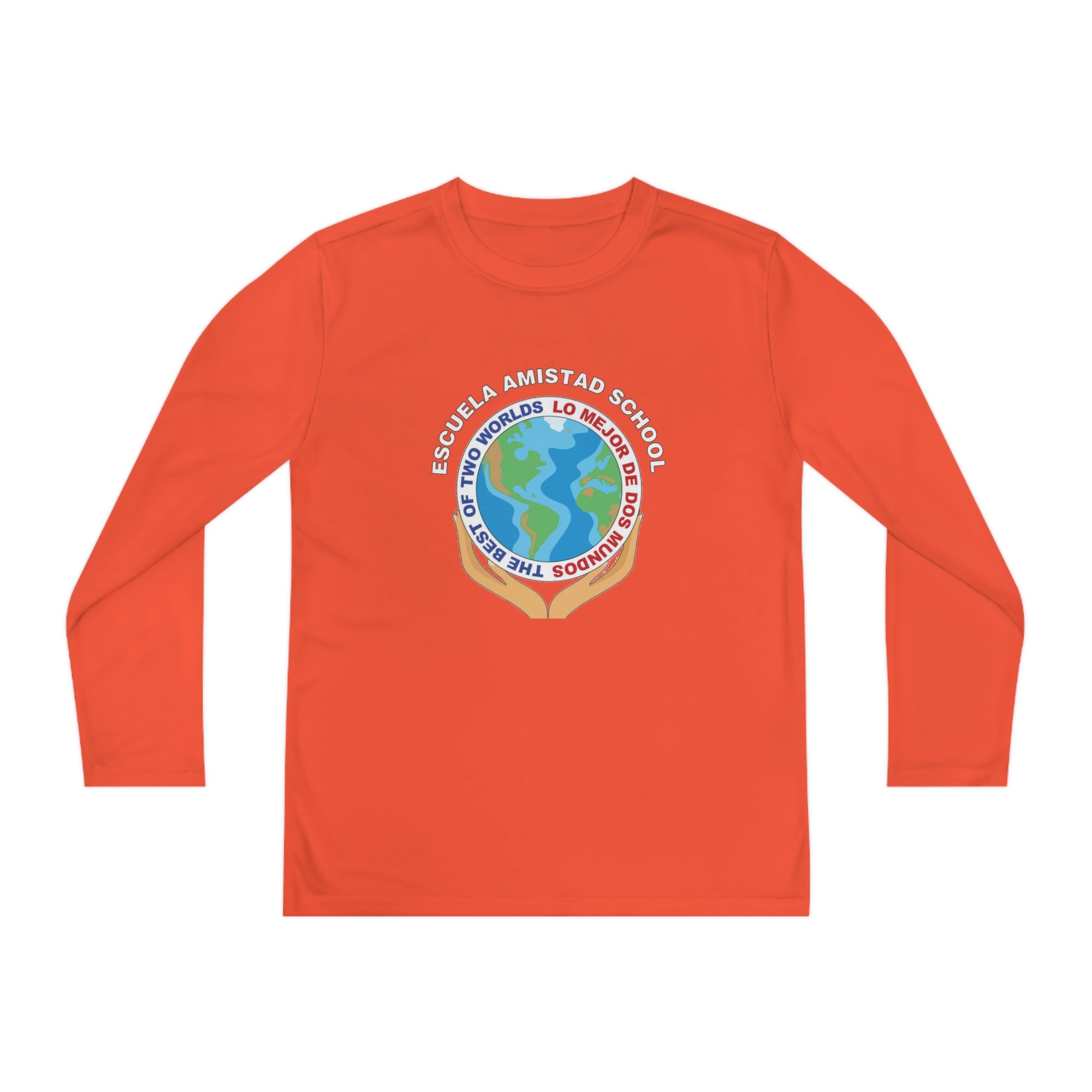 Youth Escuela Amistad School Long Sleeve Competitor Tee