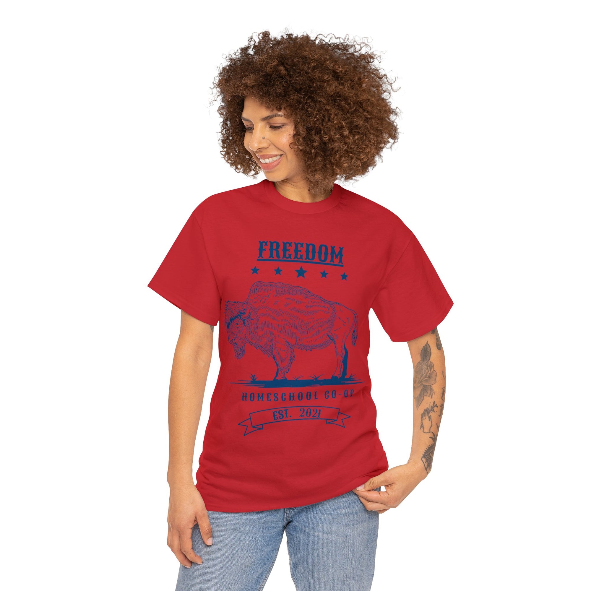 Freedom Homeschool Co-op Unisex Heavy Cotton Tee