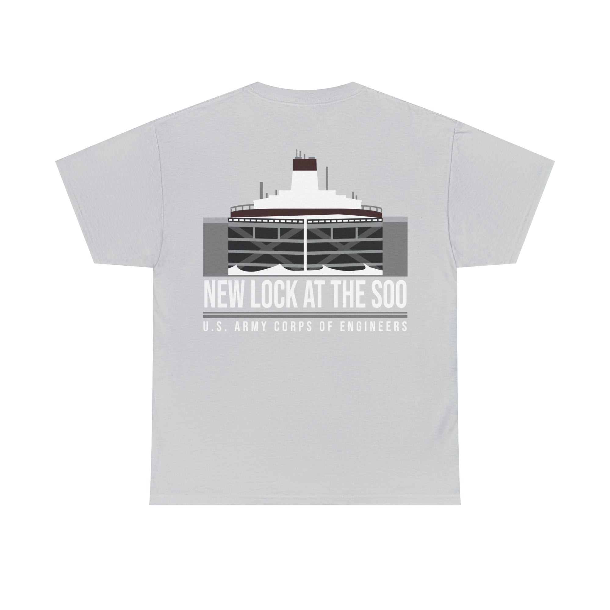 New lock at the Soo White Imprint Unisex Heavy Cotton Tee
