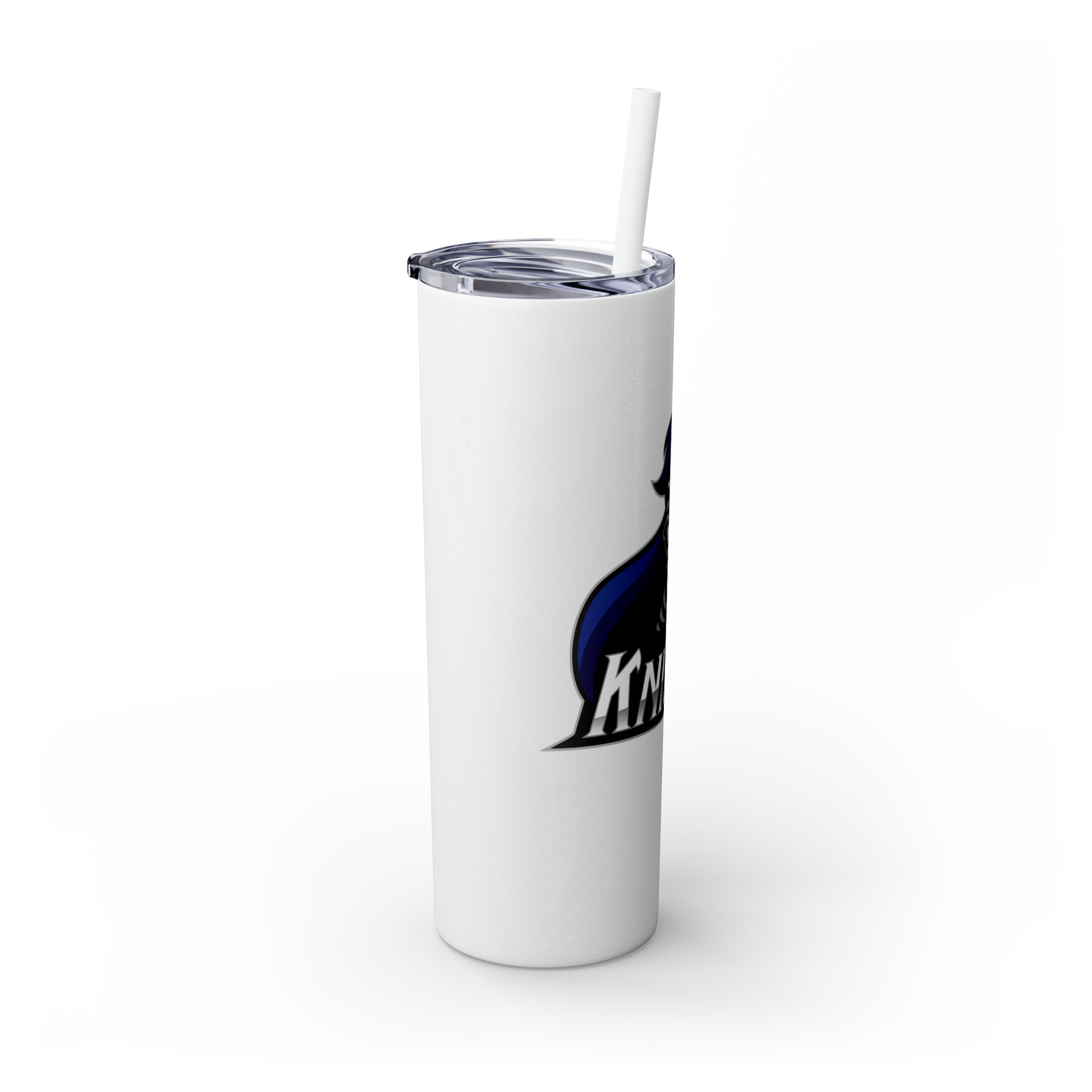 North Pole Middle School Skinny Tumbler with Straw, 20oz