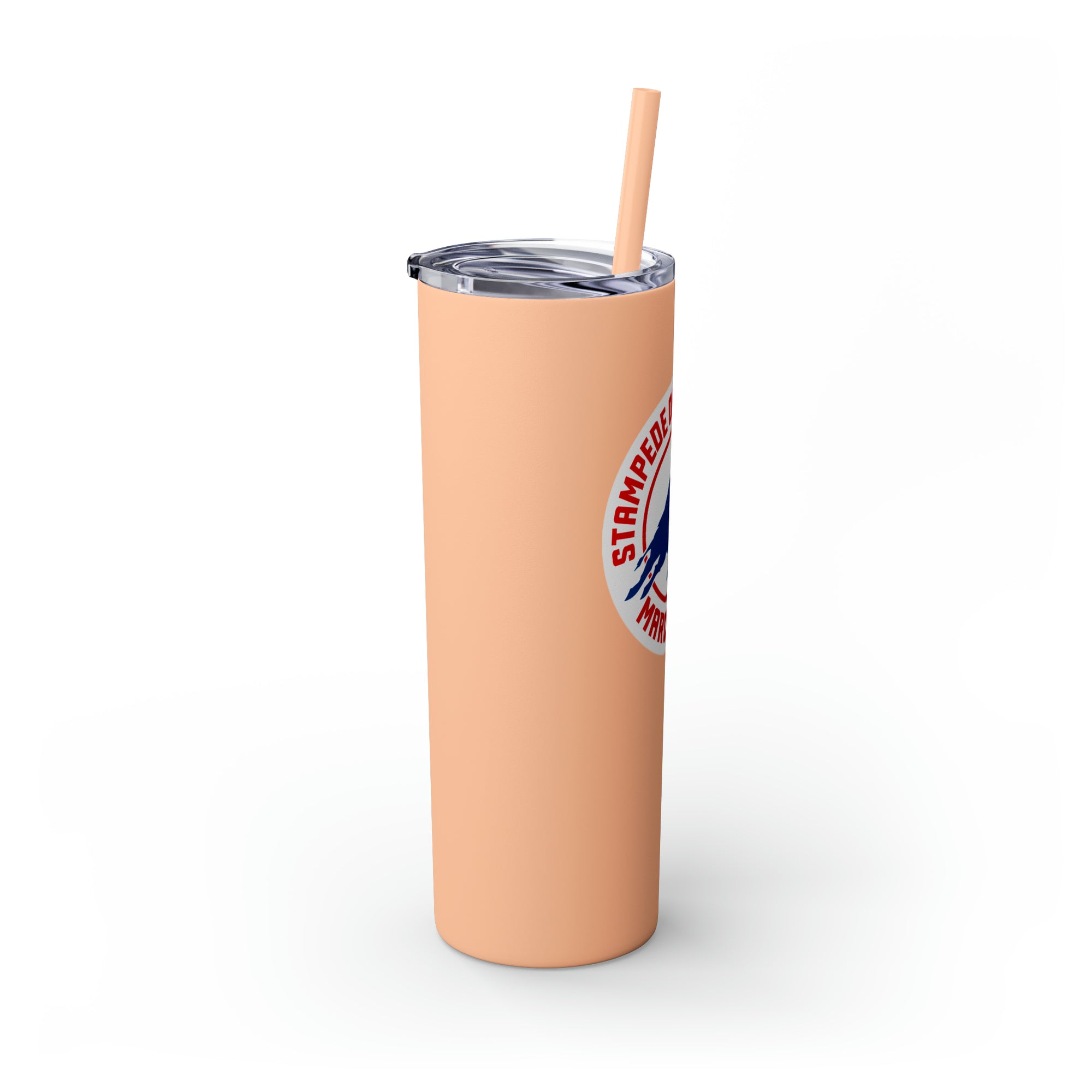 Stampede of Sound Skinny Tumbler with Straw, 20oz
