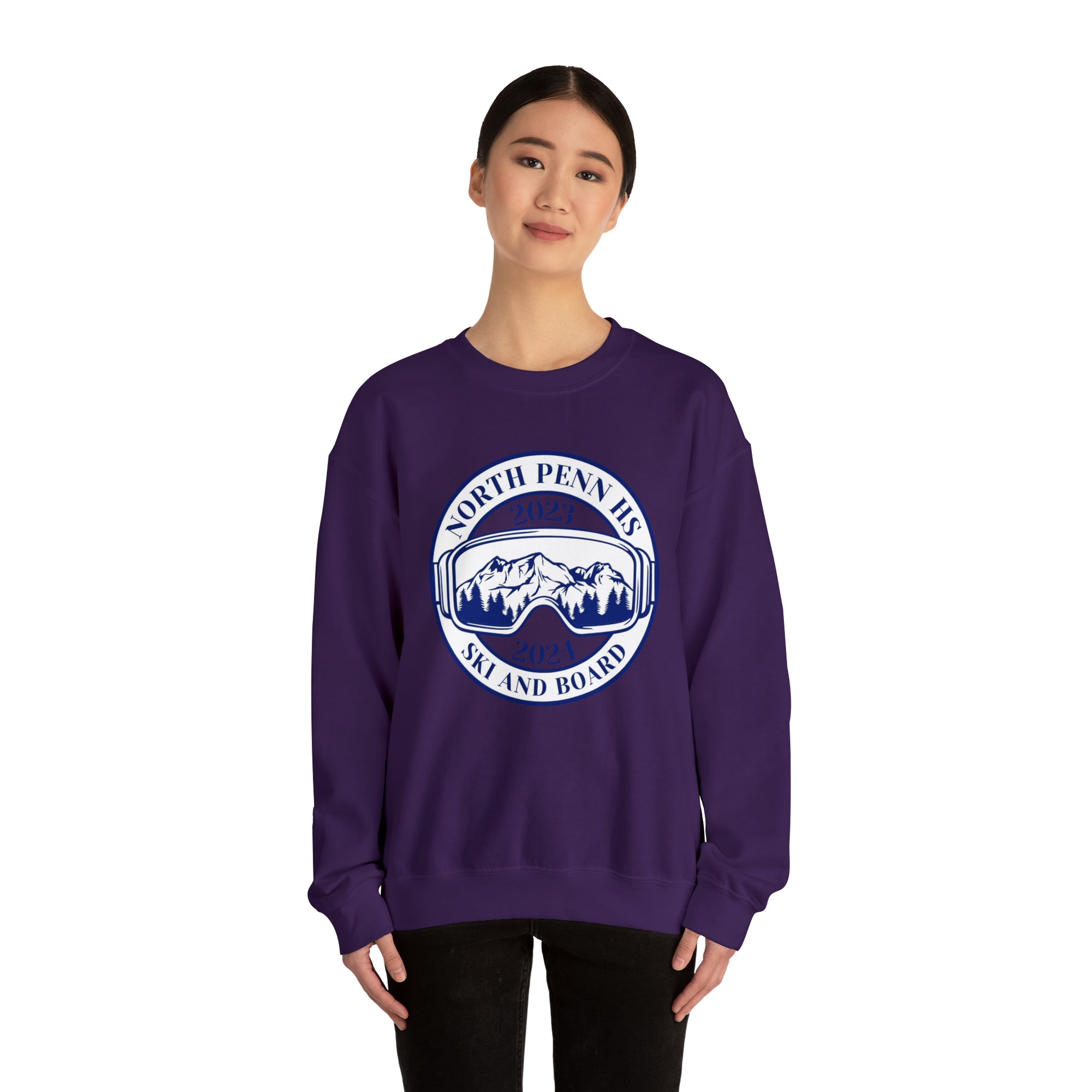 North Penn HS Ski &amp; Board Crewneck Sweatshirts