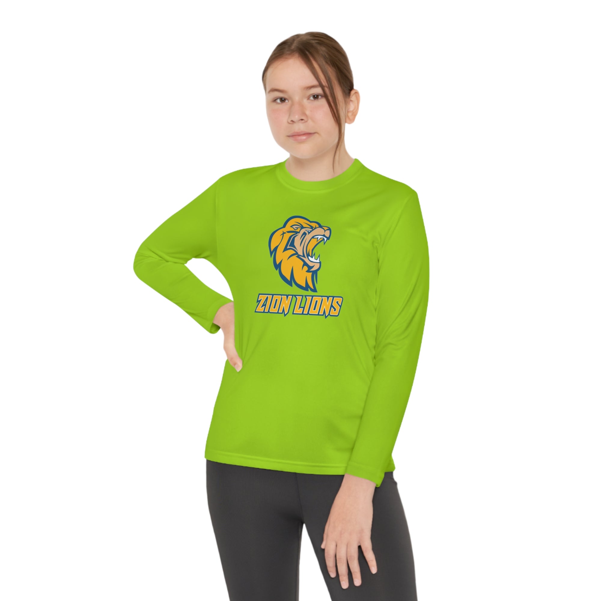 Zion Lions Youth Long Sleeve Competitor Tee - YOUTH