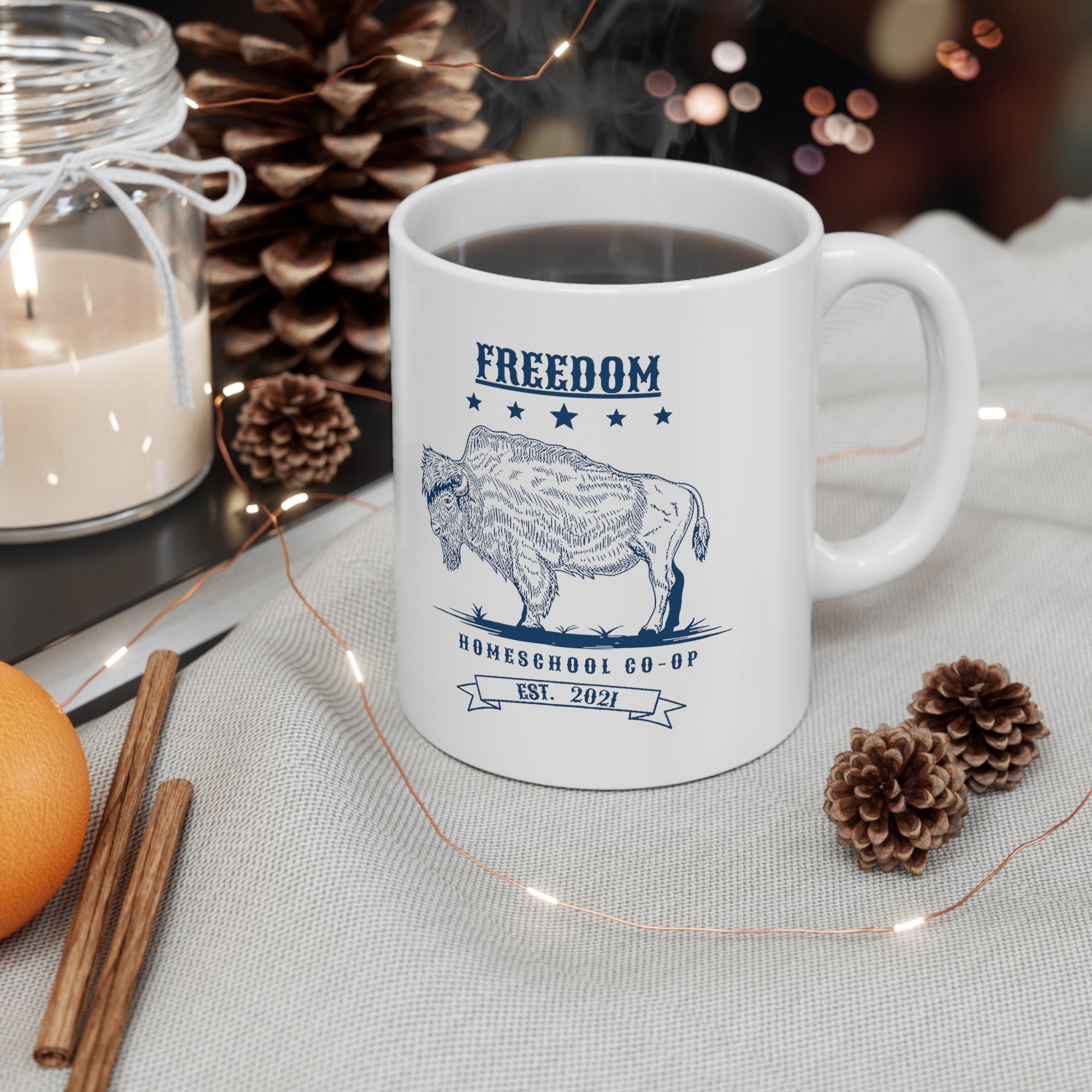 Freedom Homeschool Co-op Ceramic Mug 11oz