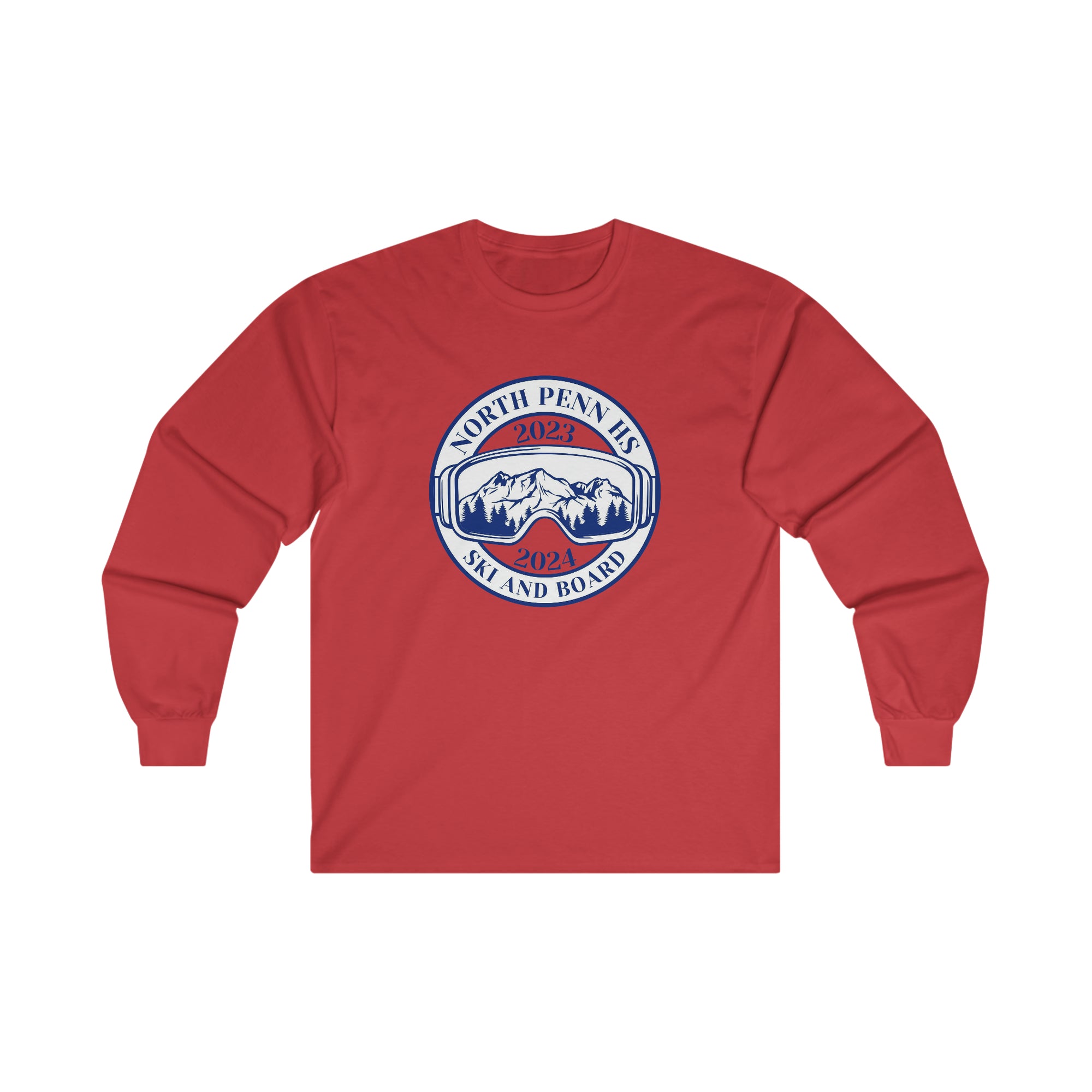 North Penn HS Ski &amp; Board Ultra Cotton Long Sleeve Tee