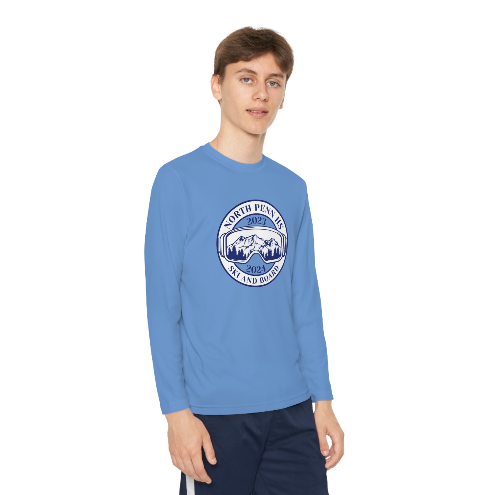 North Penn HS Ski &amp; Board youth Logo Long Sleeve Competitor Youth Tee