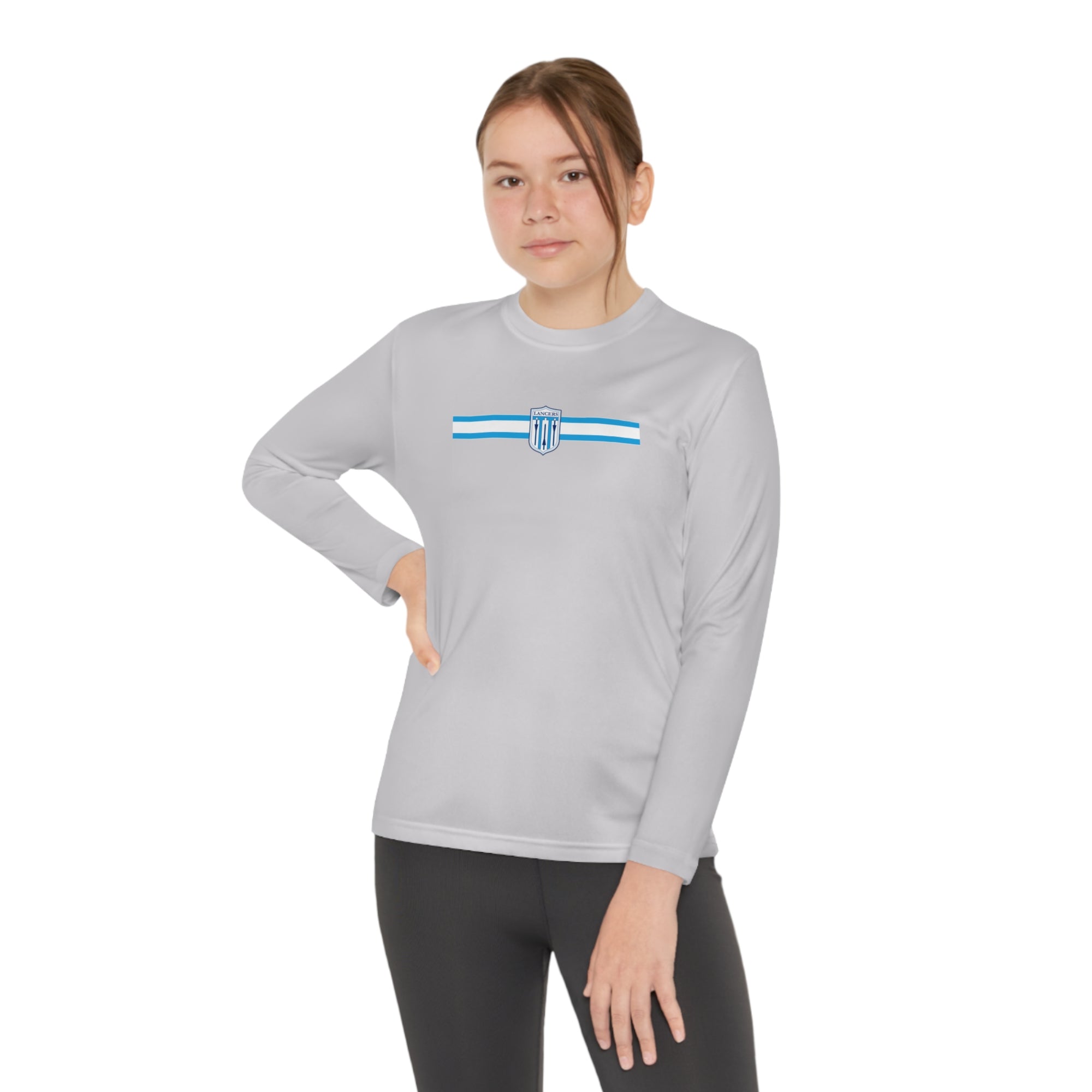 Long Sleeve Lancers Shield Broad logo - YOUTH