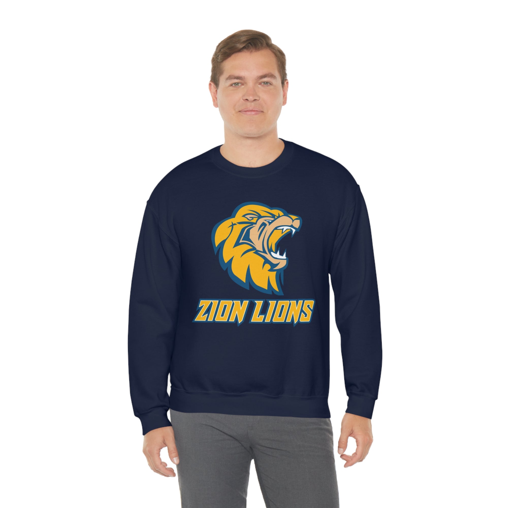 Zion Lions Crewneck Sweatshirts