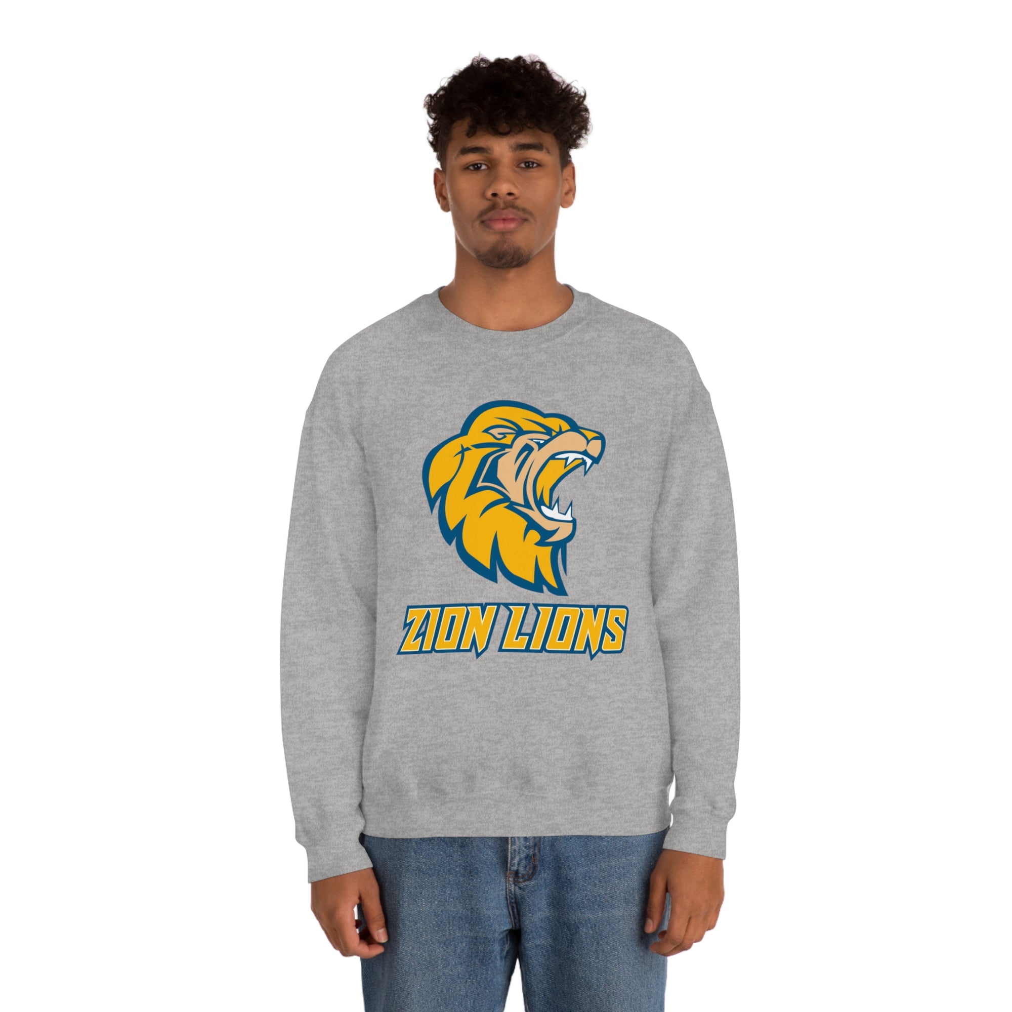 Zion Lions Crewneck Sweatshirts