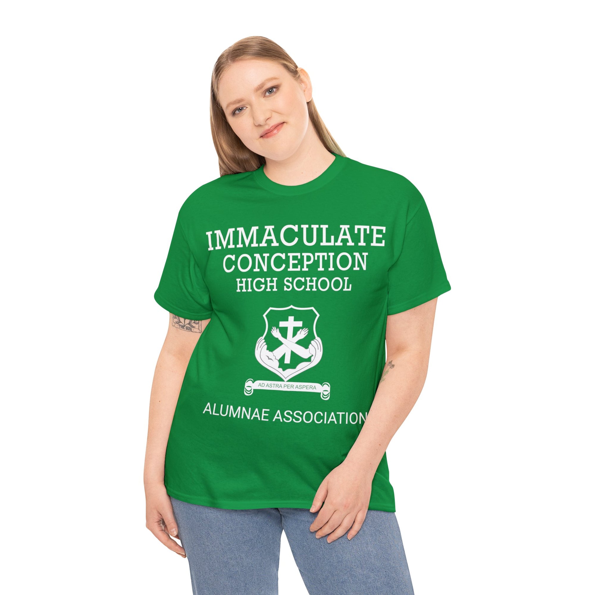 Immaculate Conception High School Alumnae Association Unisex Heavy Cotton Tee