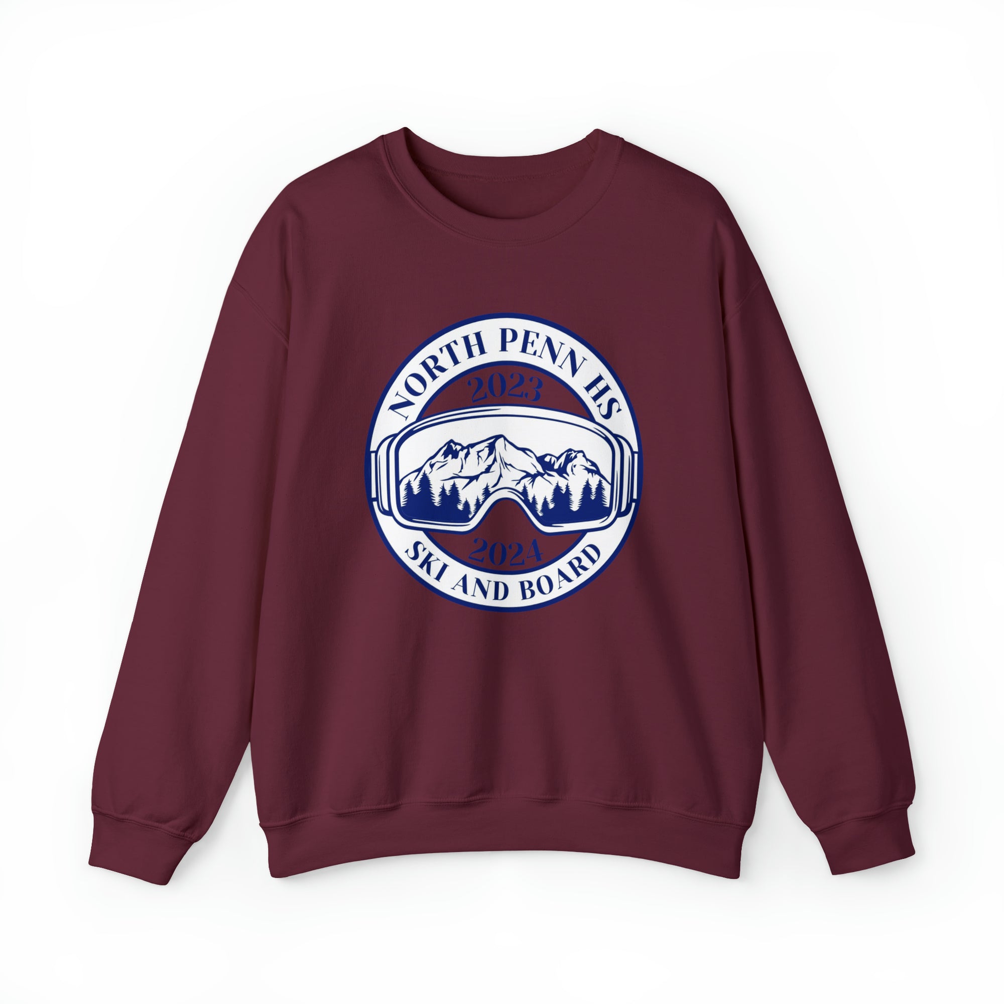 North Penn HS Ski &amp; Board Crewneck Sweatshirts