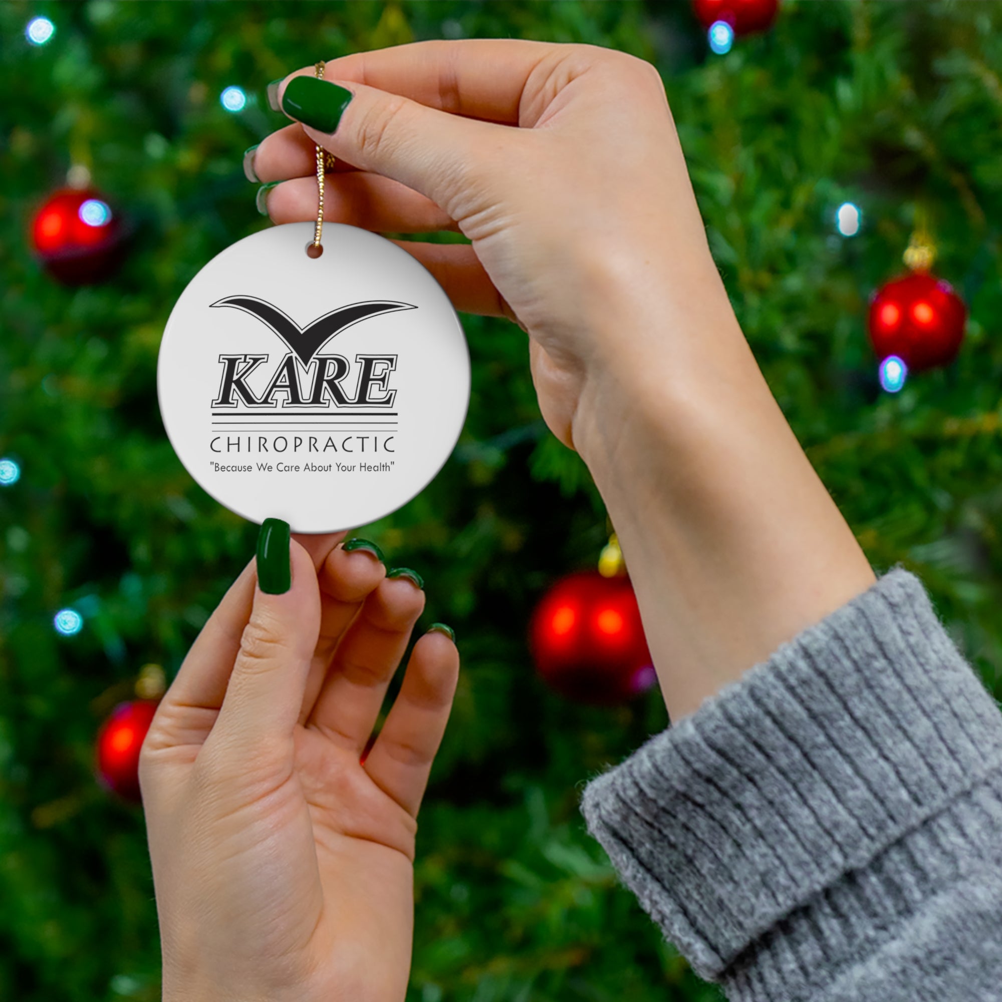 Kare Chiropractic Christmas Ornament