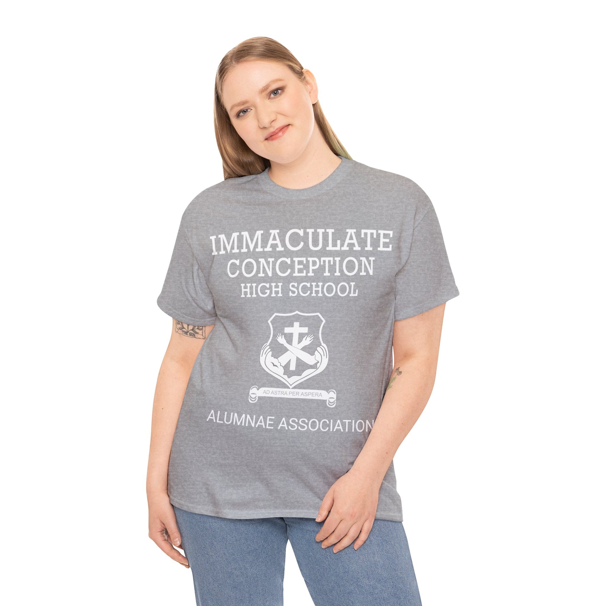 Immaculate Conception High School Alumnae Association Unisex Heavy Cotton Tee