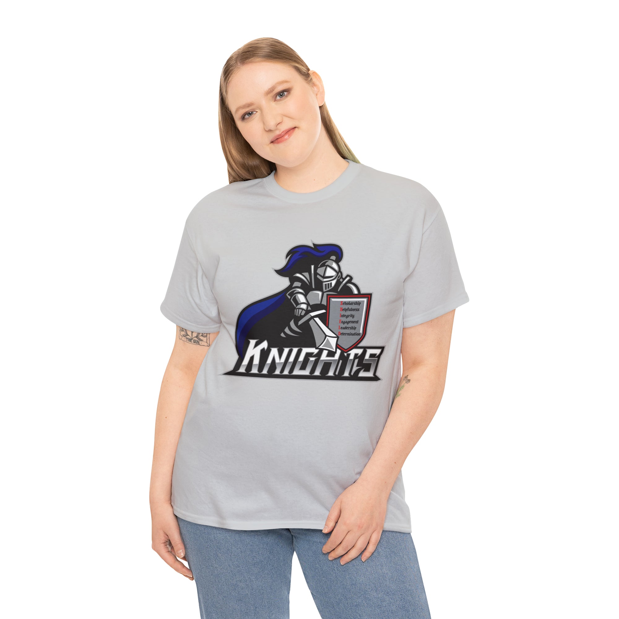 North Pole Middle School Unisex Heavy Cotton Tee