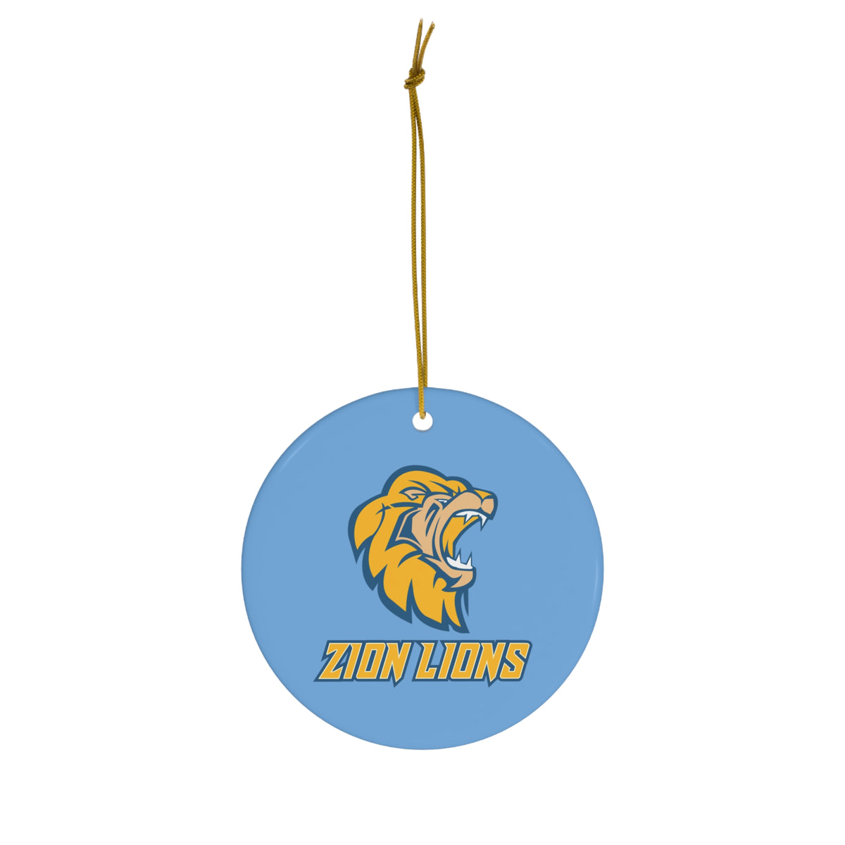 Zion Lions Christmas Ornament