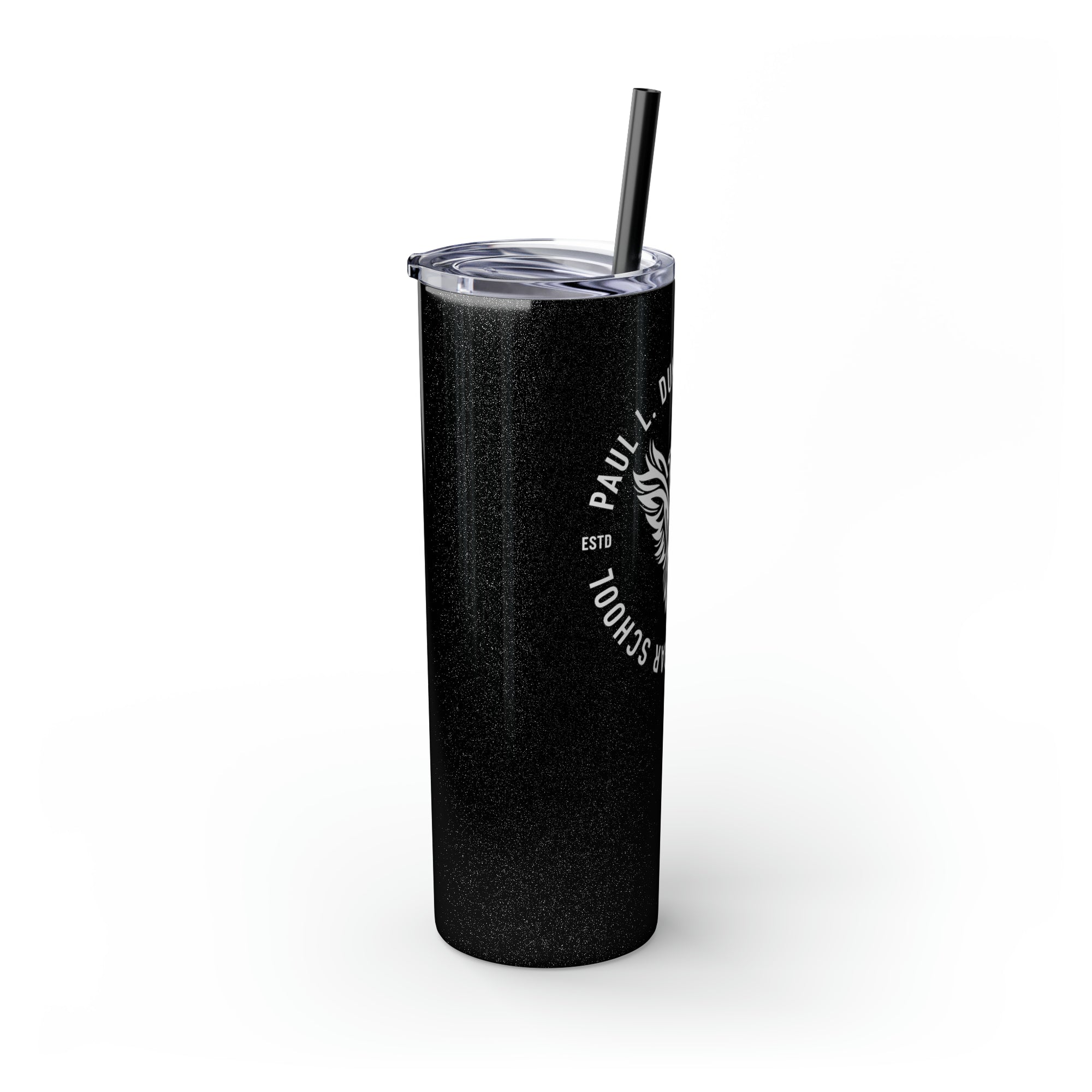 Paul L Dunbar School Skinny Tumbler with Straw, 20oz