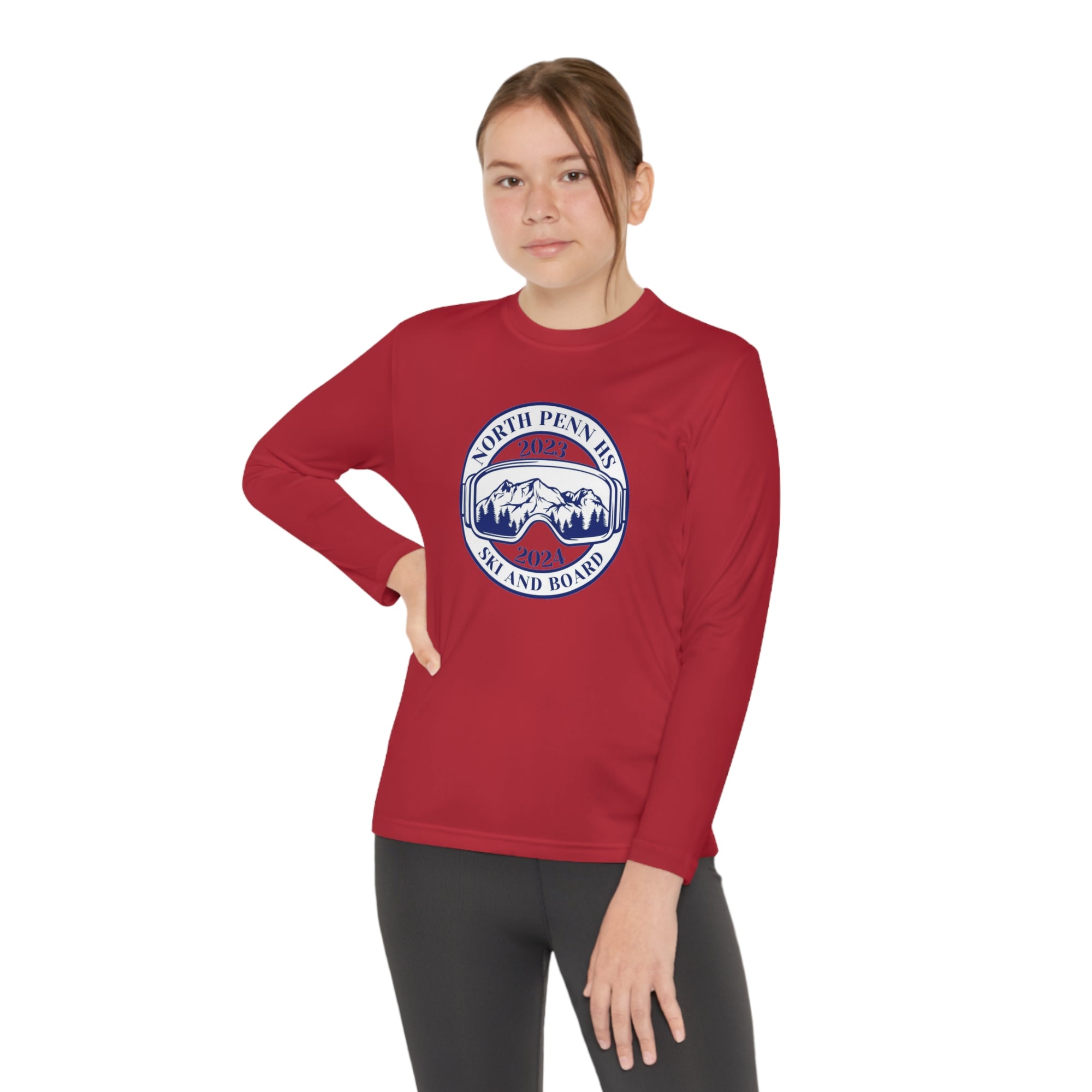 North Penn HS Ski &amp; Board youth Logo Long Sleeve Competitor Youth Tee