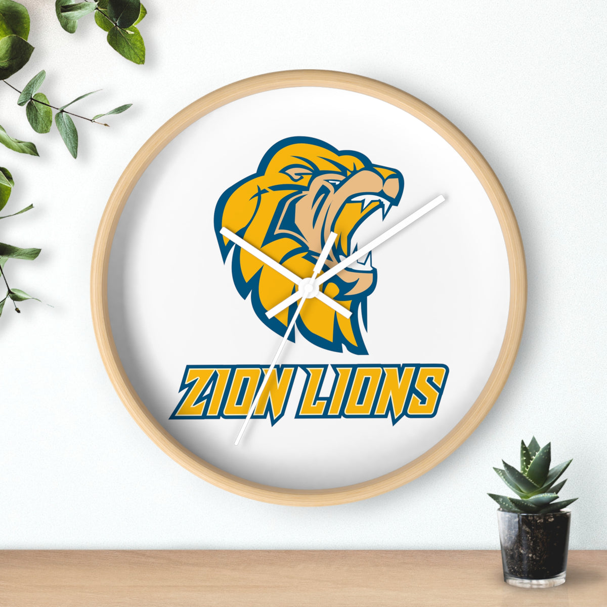 Zion Lions Wall Clocks