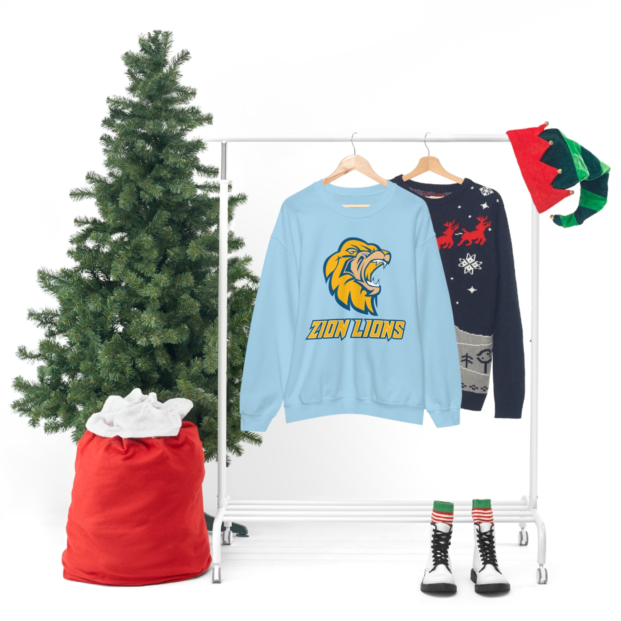 Zion Lions Crewneck Sweatshirts