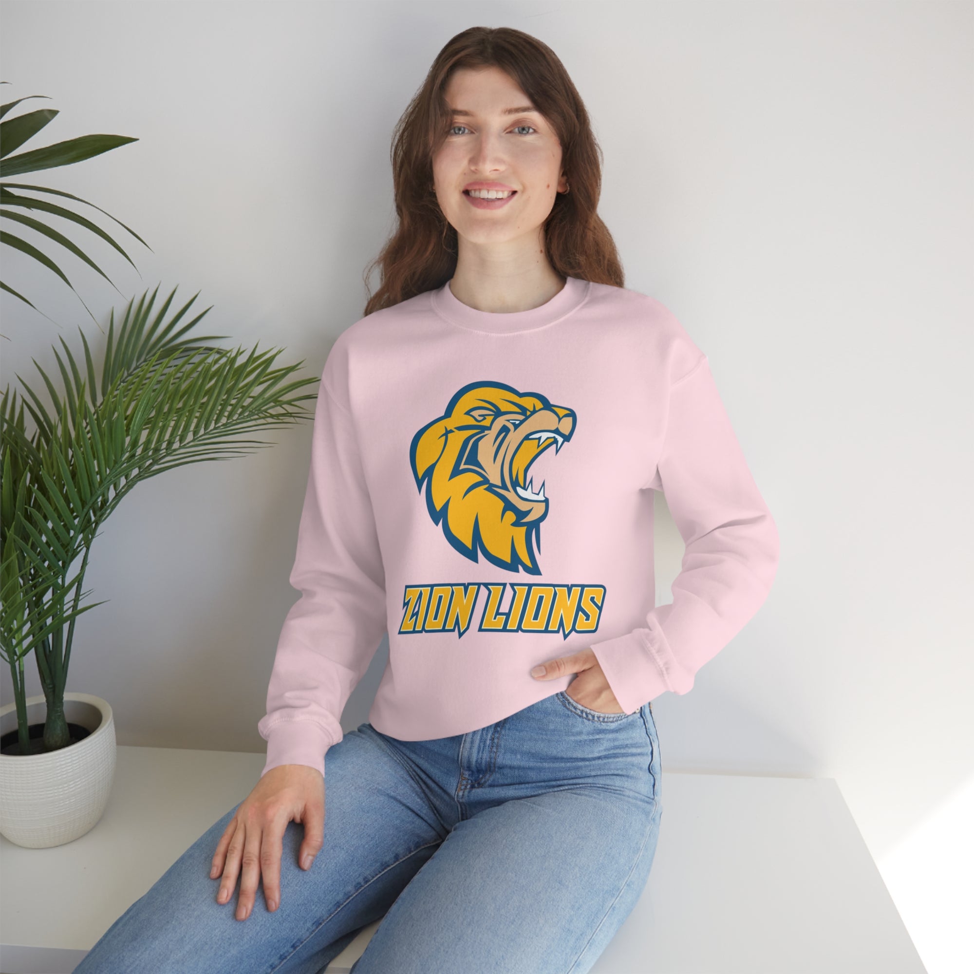 Zion Lions Crewneck Sweatshirts