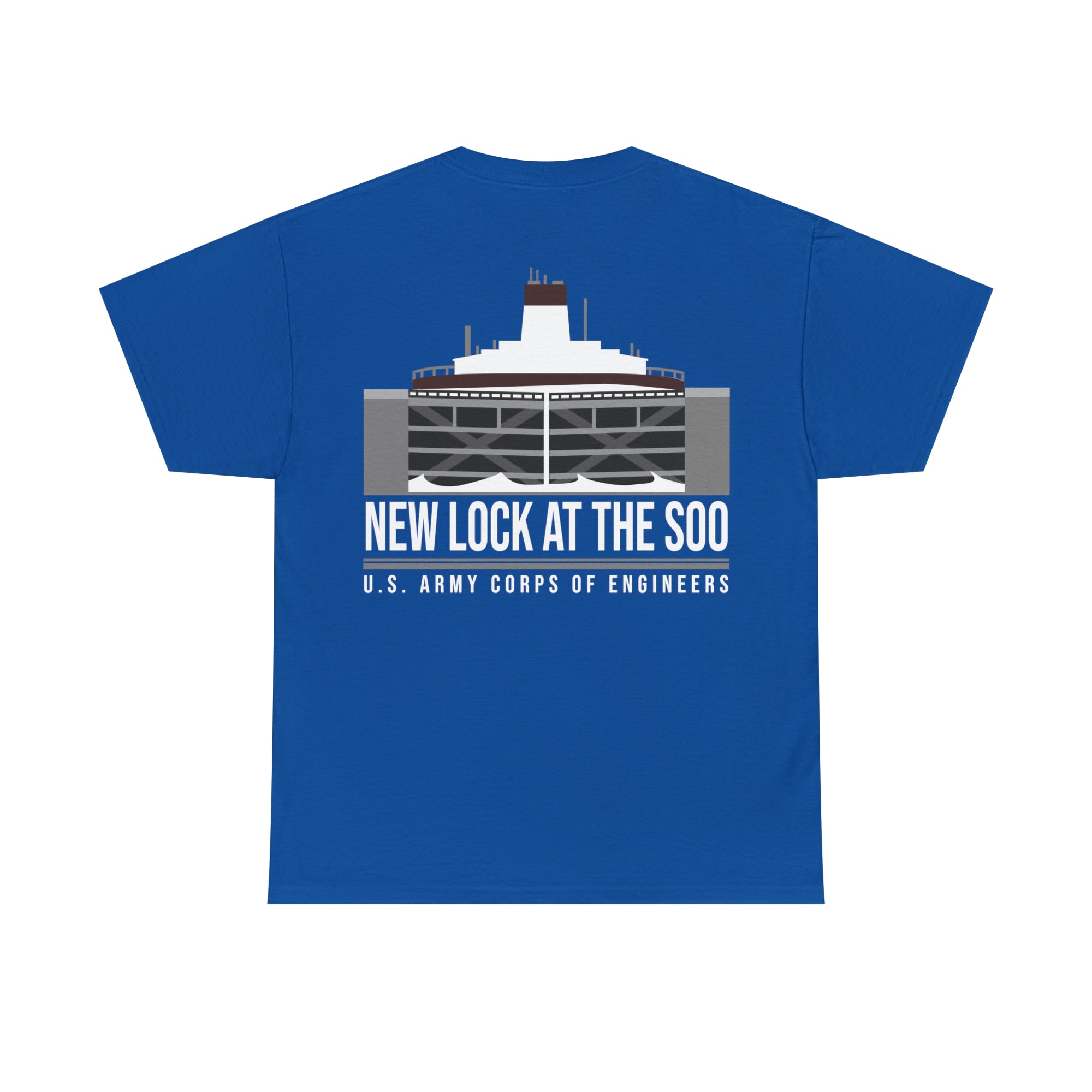 New lock at the Soo White Imprint Unisex Heavy Cotton Tee