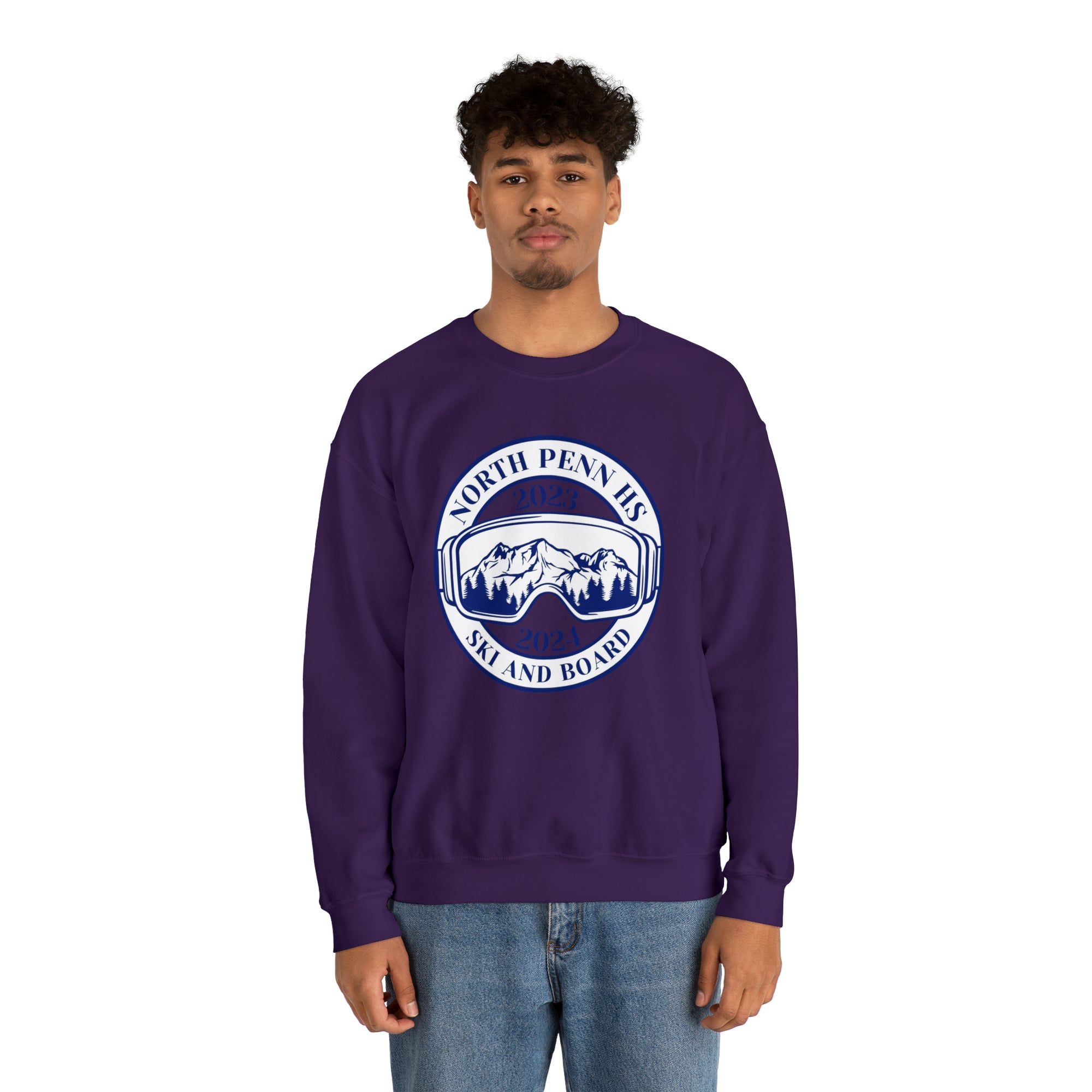 North Penn HS Ski &amp; Board Crewneck Sweatshirts