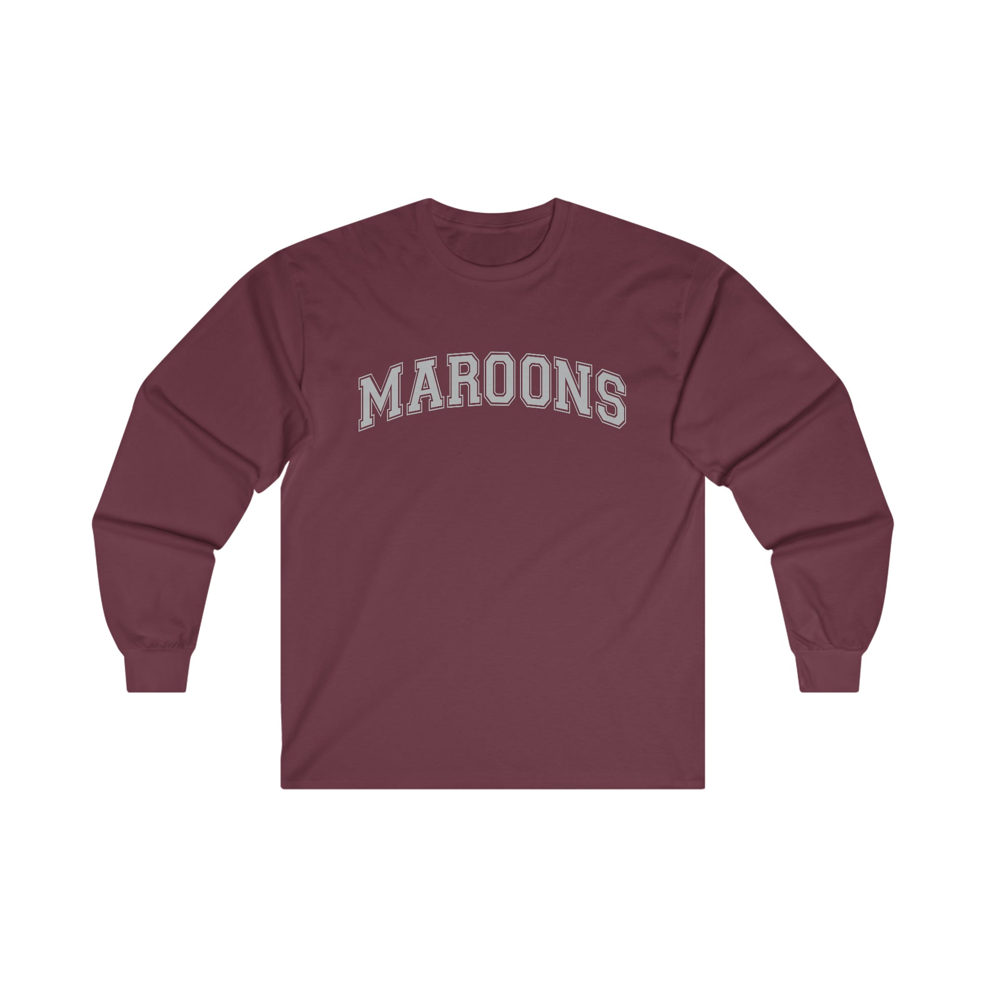 Maroons Letterman Ultra Cotton Long Sleeve Tee