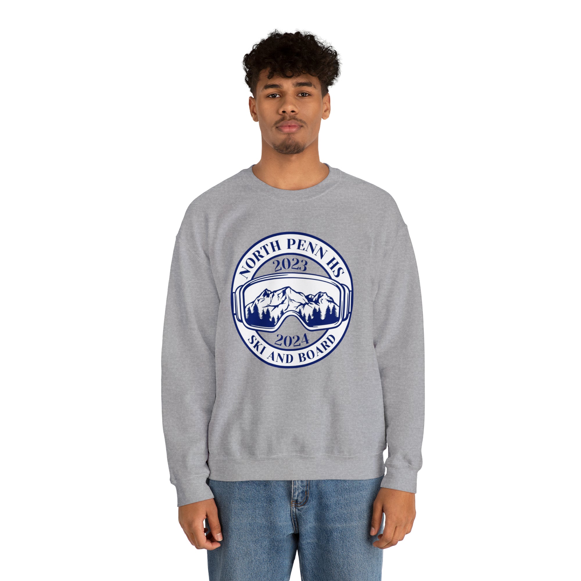 North Penn HS Ski &amp; Board Crewneck Sweatshirts