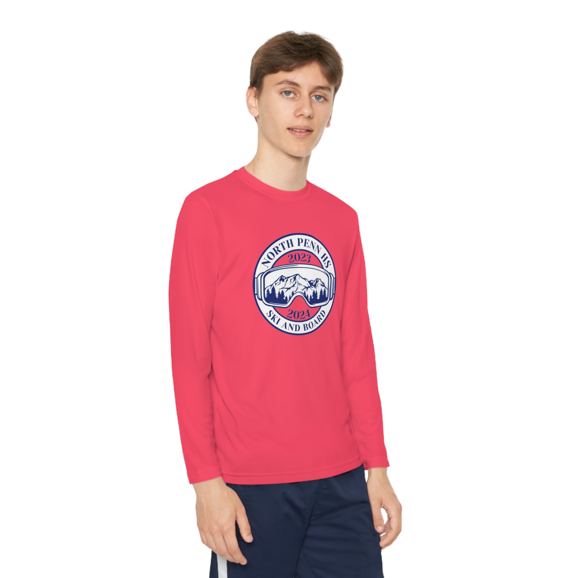 North Penn HS Ski &amp; Board youth Logo Long Sleeve Competitor Youth Tee
