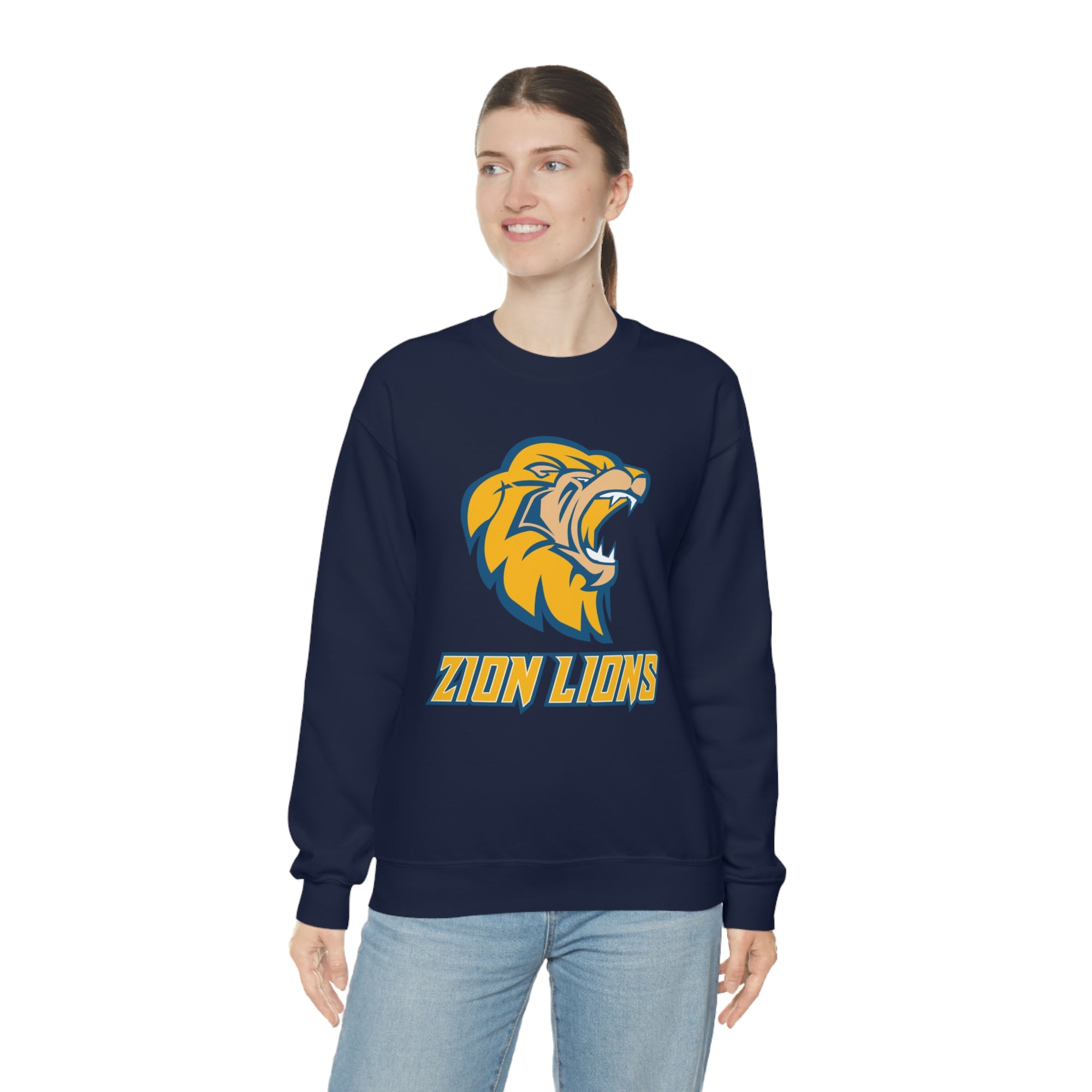 Zion Lions Crewneck Sweatshirts