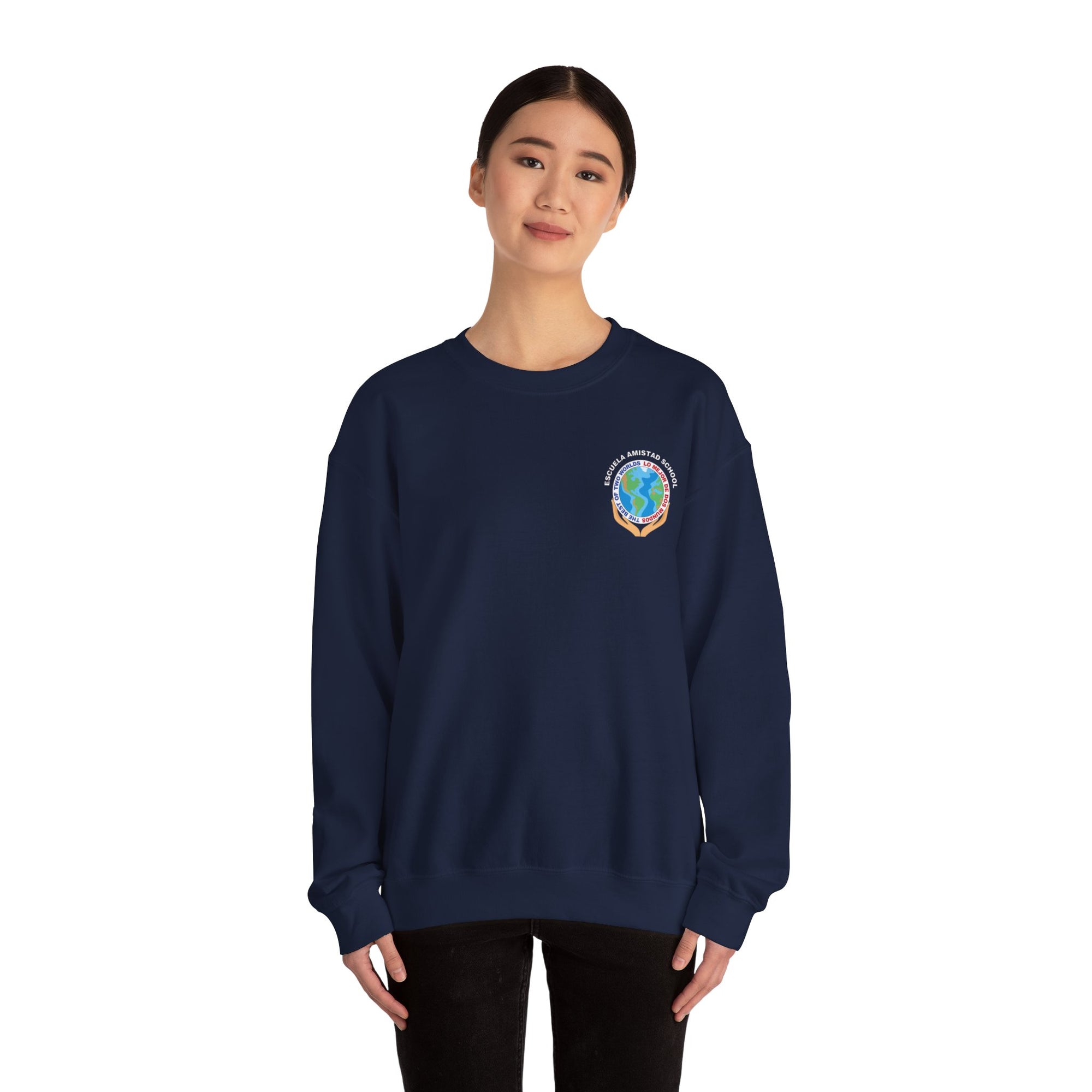 Escuela Amistad School Crewneck Sweatshirts