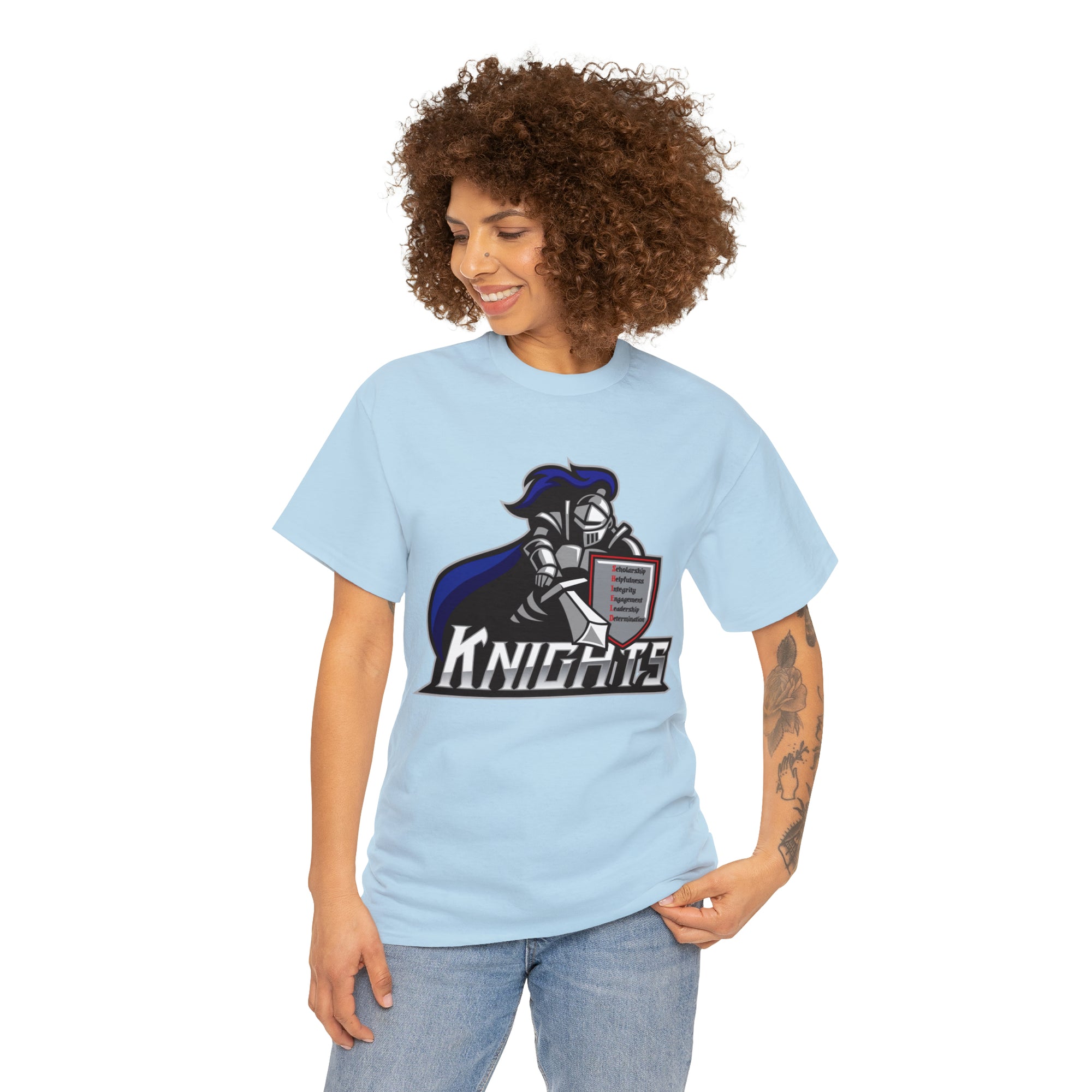 North Pole Middle School Unisex Heavy Cotton Tee