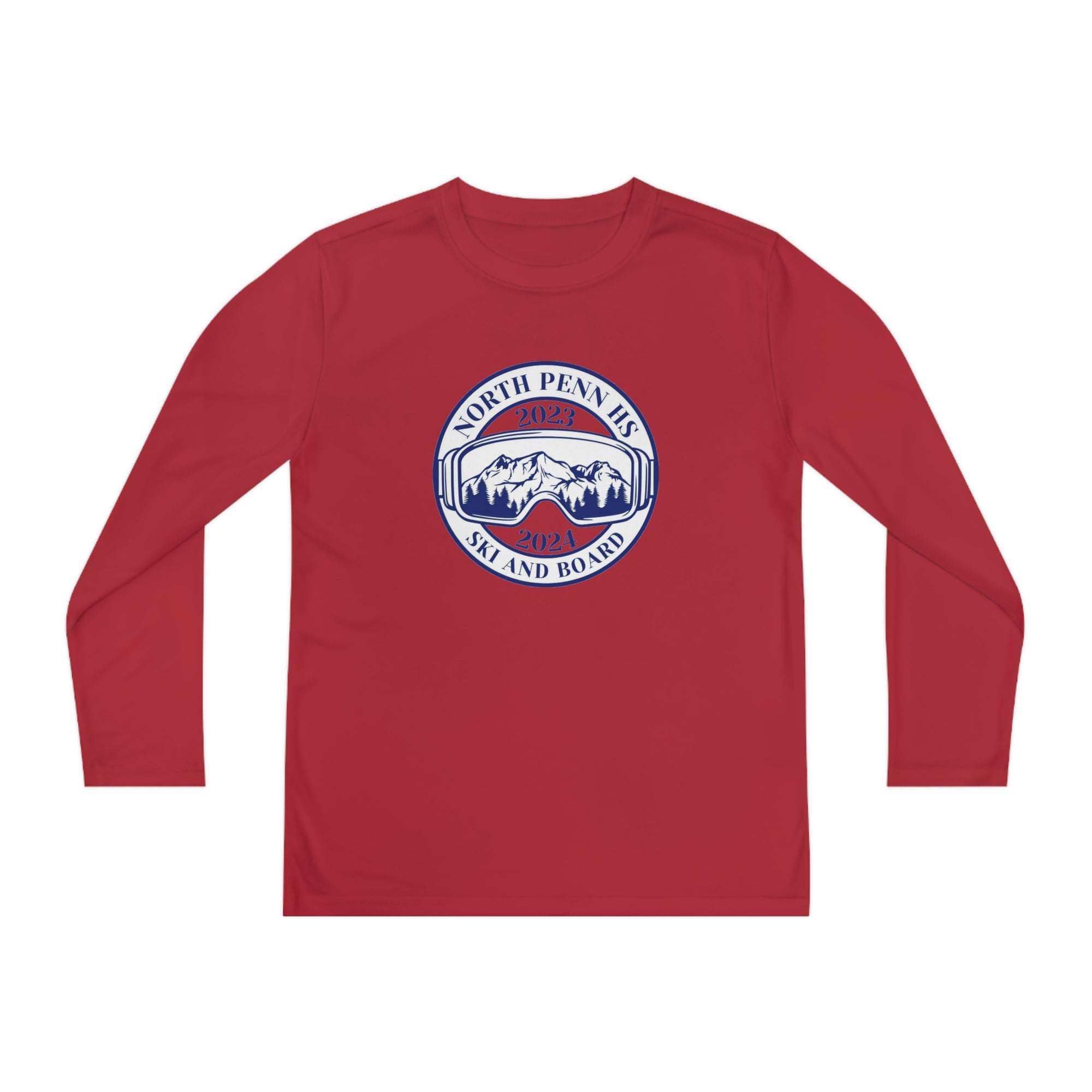 North Penn HS Ski &amp; Board youth Logo Long Sleeve Competitor Youth Tee