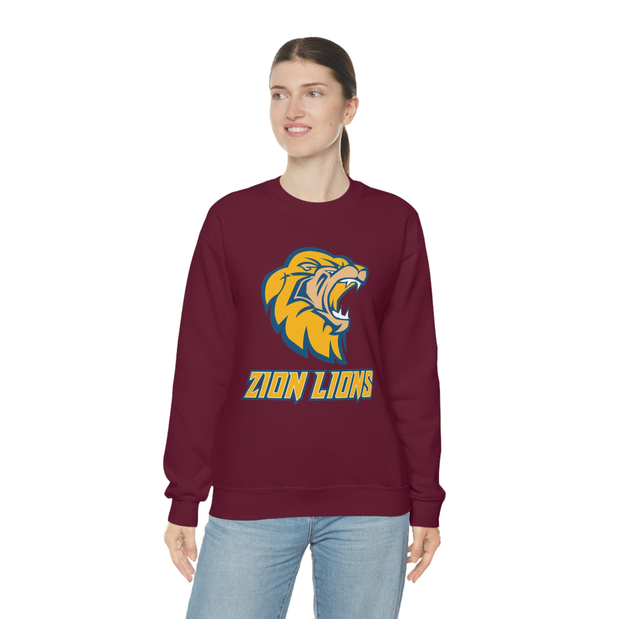 Zion Lions Crewneck Sweatshirts