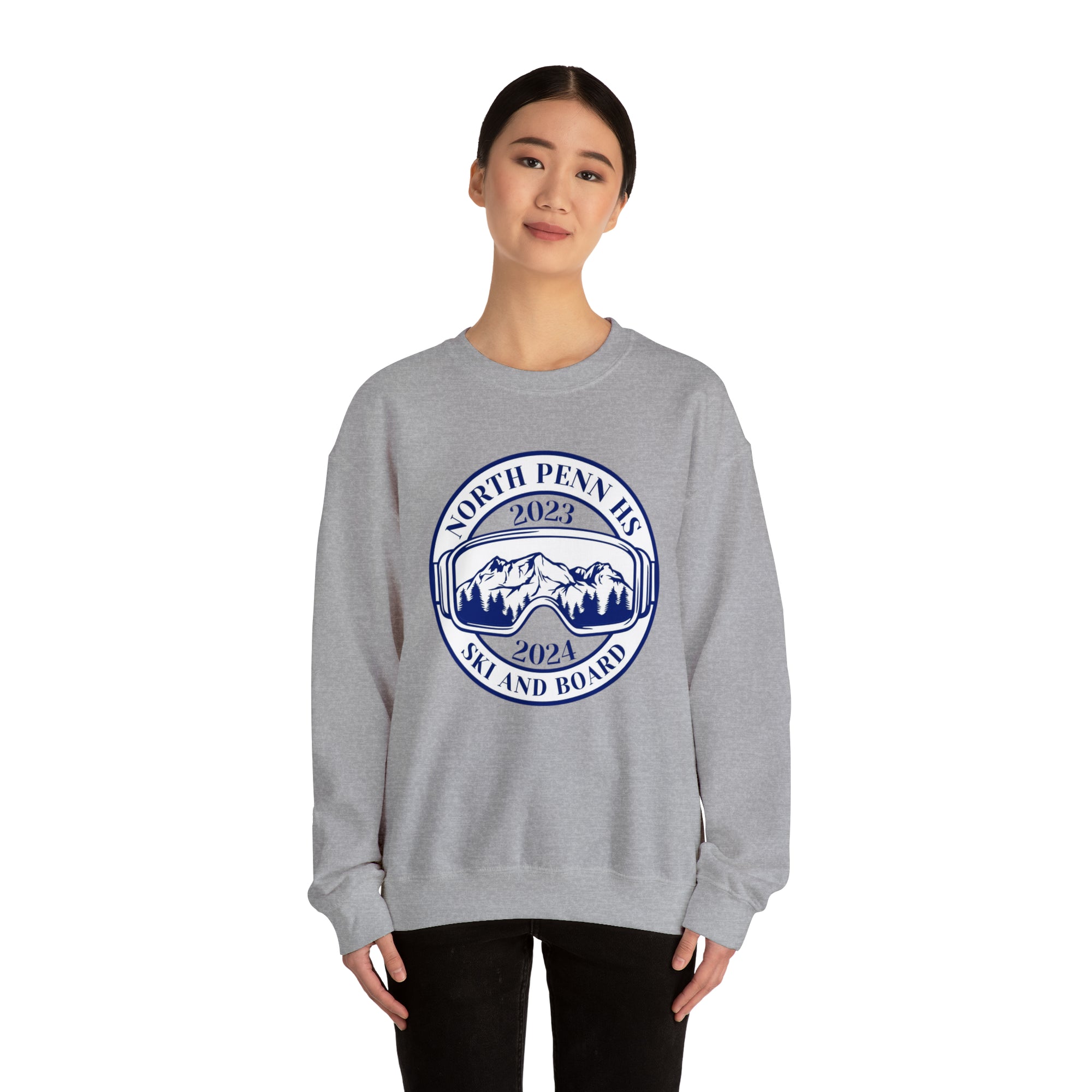 North Penn HS Ski &amp; Board Crewneck Sweatshirts