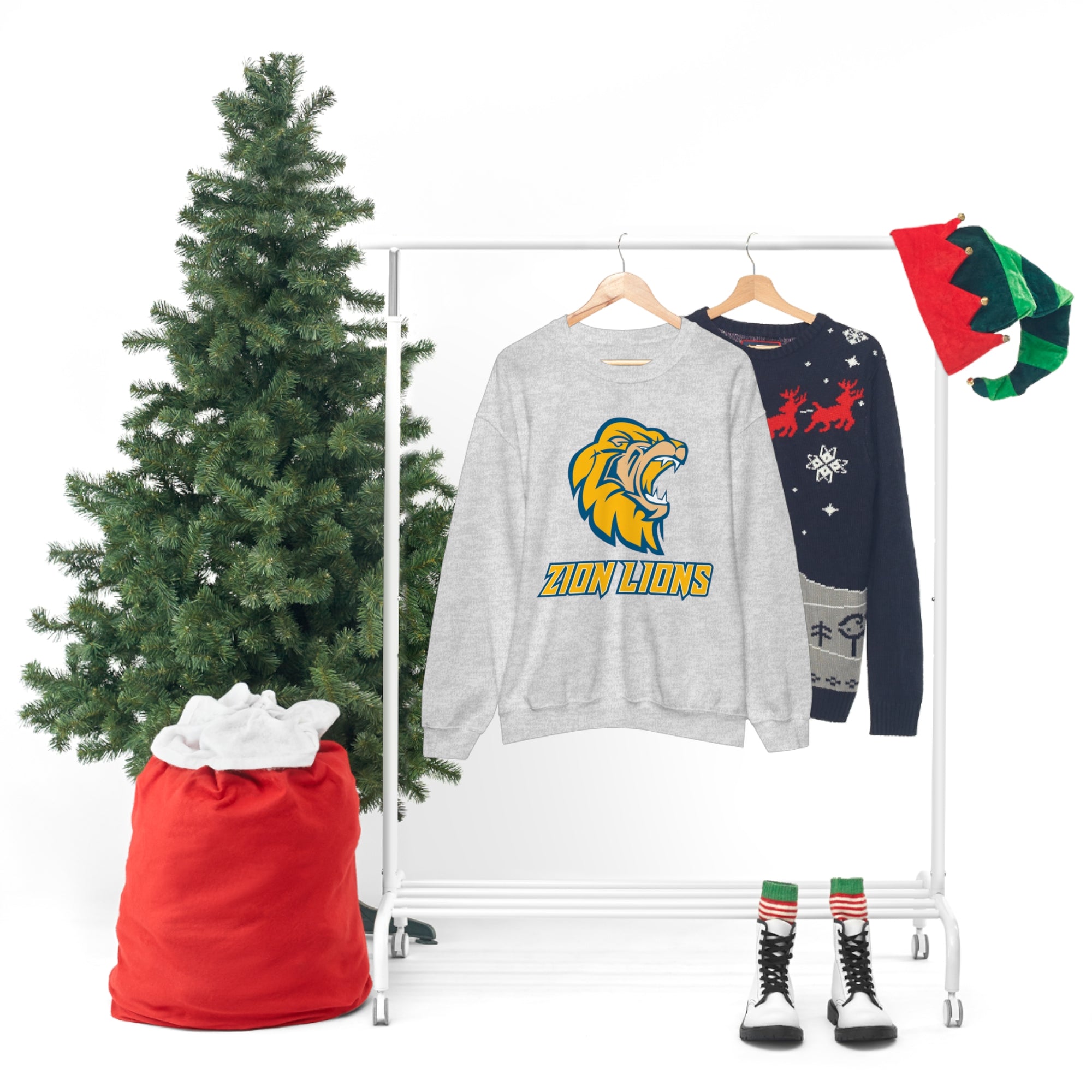 Zion Lions Crewneck Sweatshirts