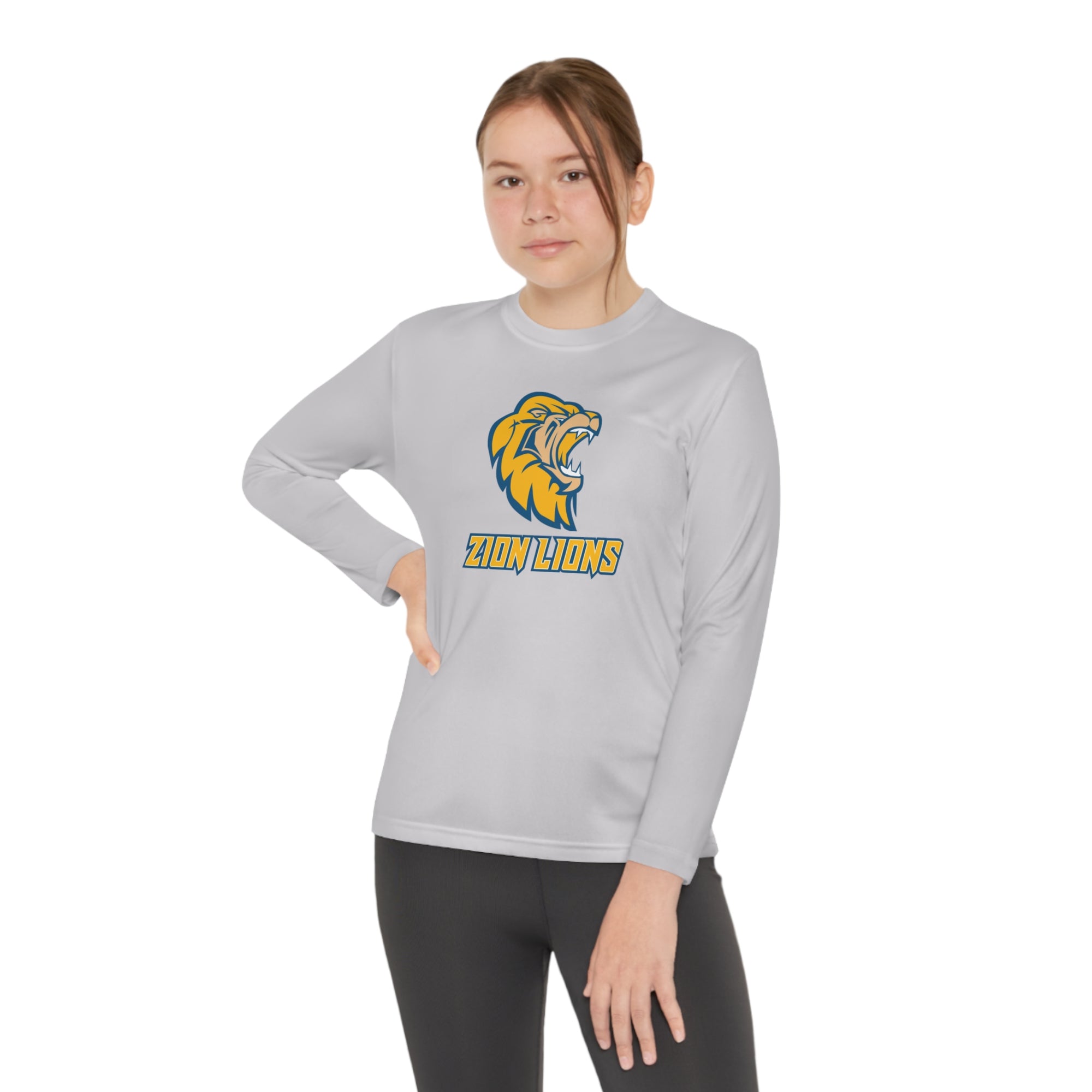 Zion Lions Youth Long Sleeve Competitor Tee - YOUTH