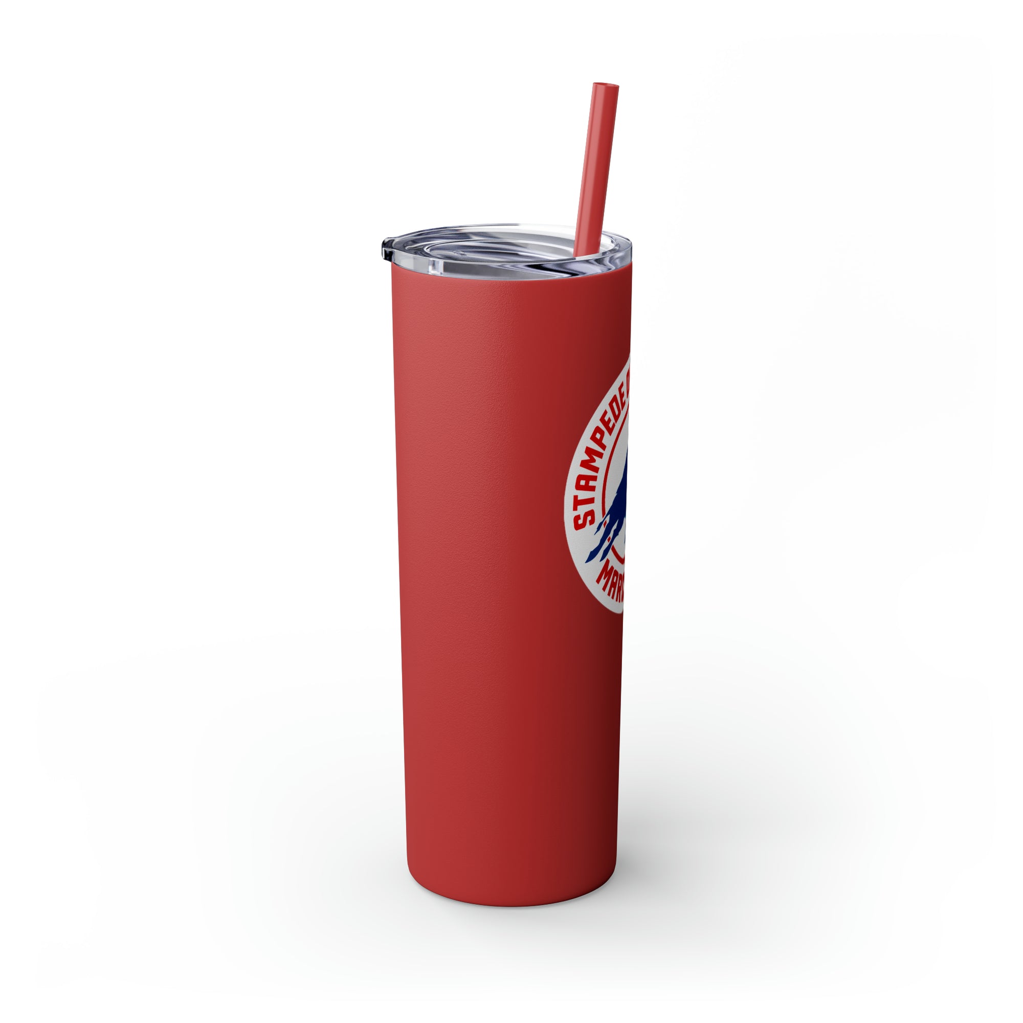 Stampede of Sound Skinny Tumbler with Straw, 20oz