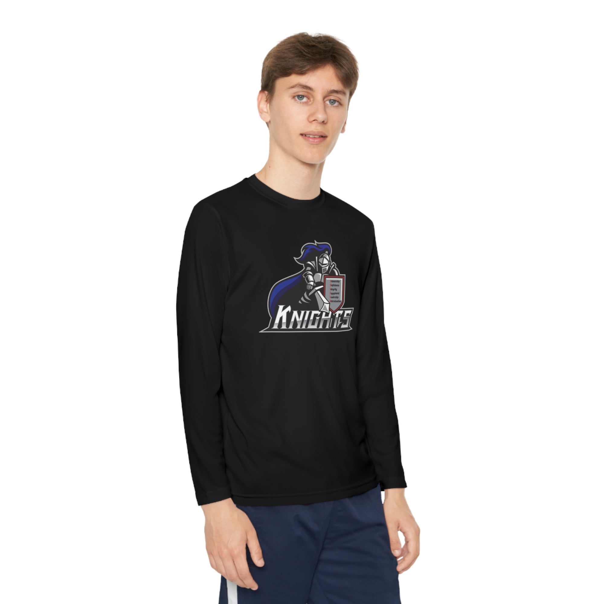 North Pole Middle School Long Sleeve Competitor Tee - YOUTH