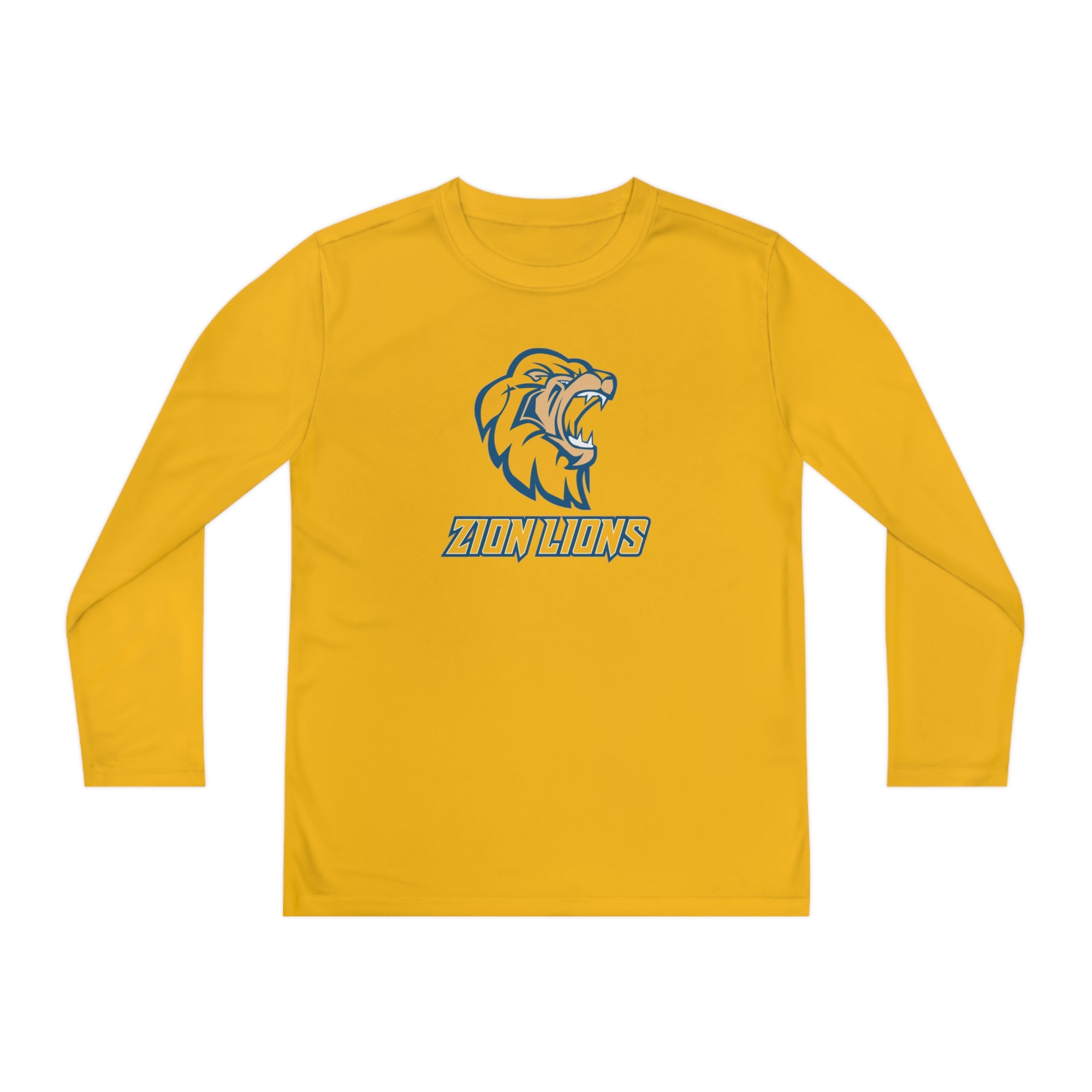Zion Lions Youth Long Sleeve Competitor Tee - YOUTH
